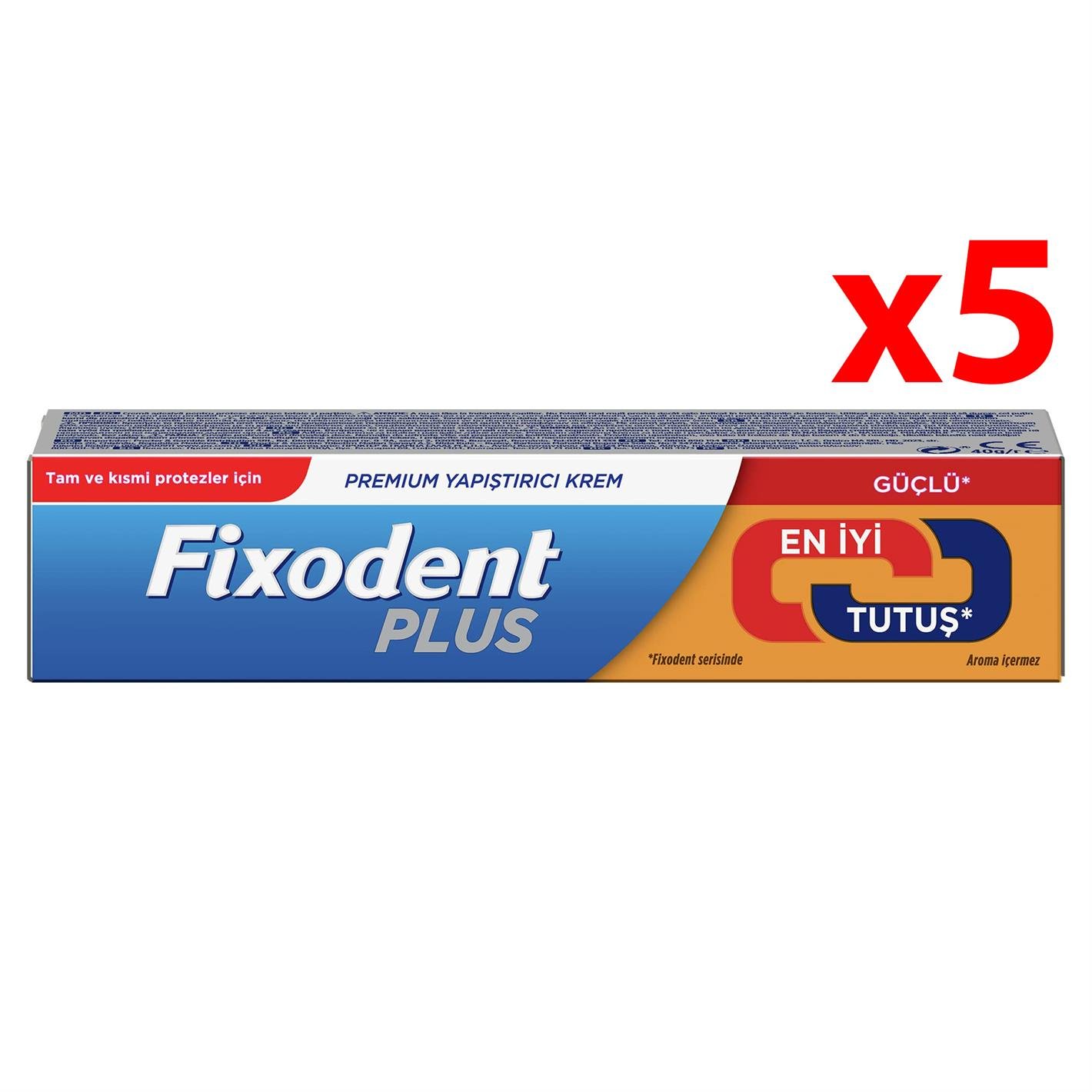 Fixodent Plus Best Hold Güçlü Tutuş 40 gr 5 Adet