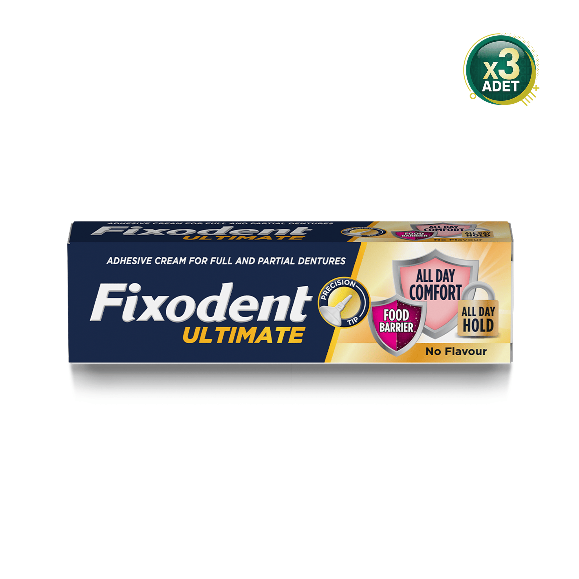 Fixodent Ultimate Ferah Tat Diş Protez Yapıştırıcı 40 gr 3 Adet