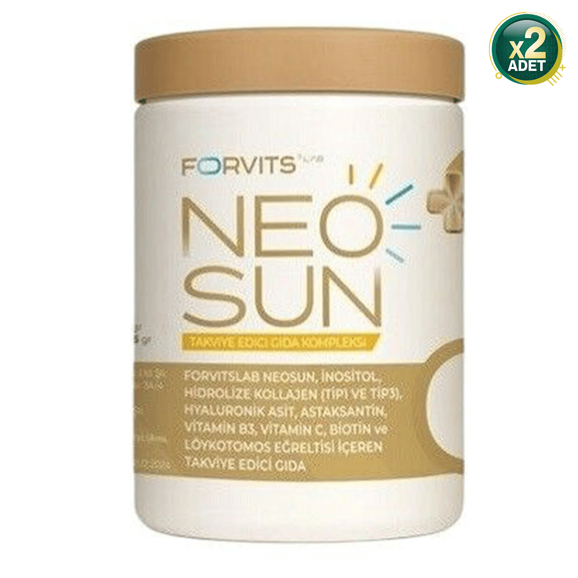 Forvits Lab Neosun 150 gr 2'li Paket