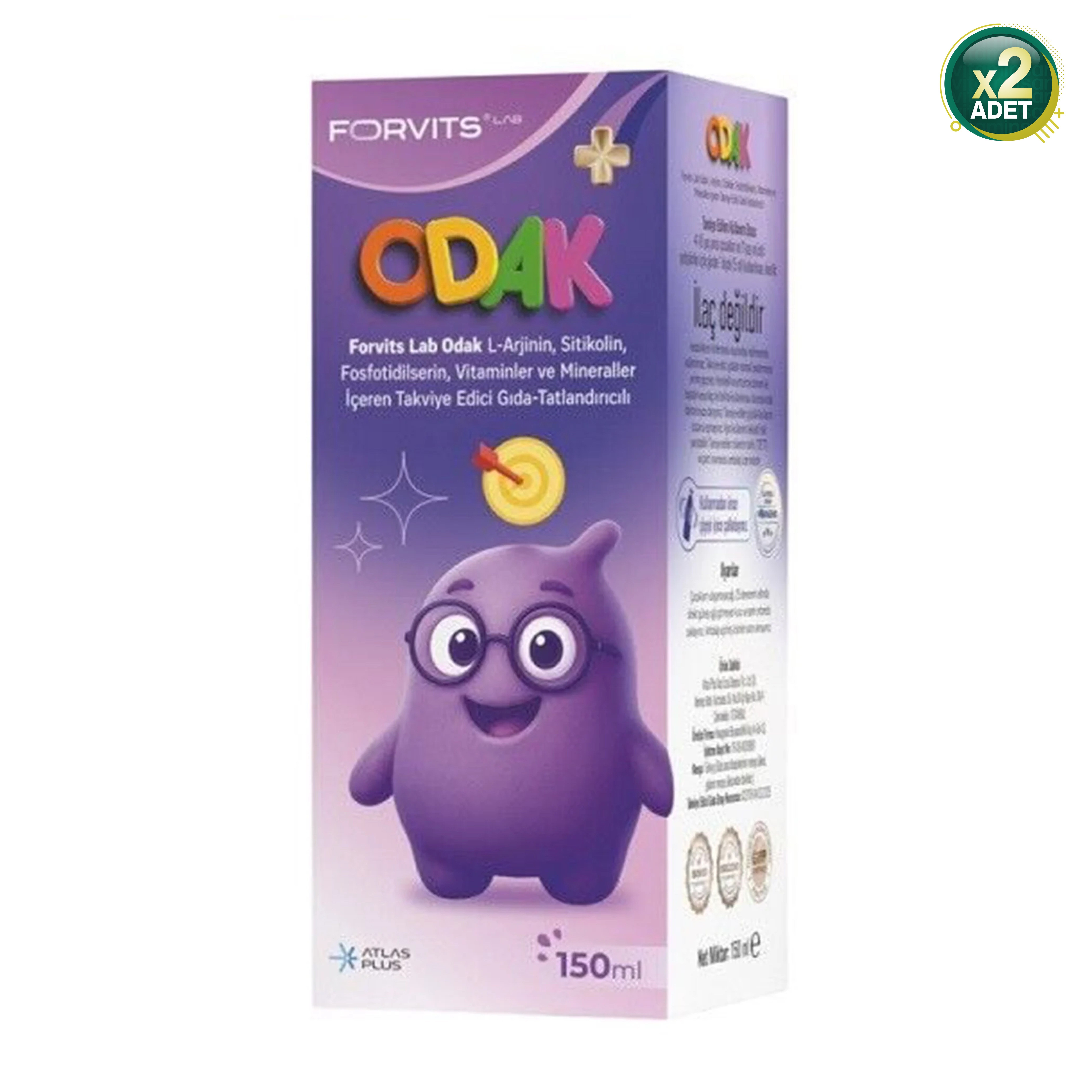 Forvits Lab Odak Sıvı 150 ml 2 'li Paket