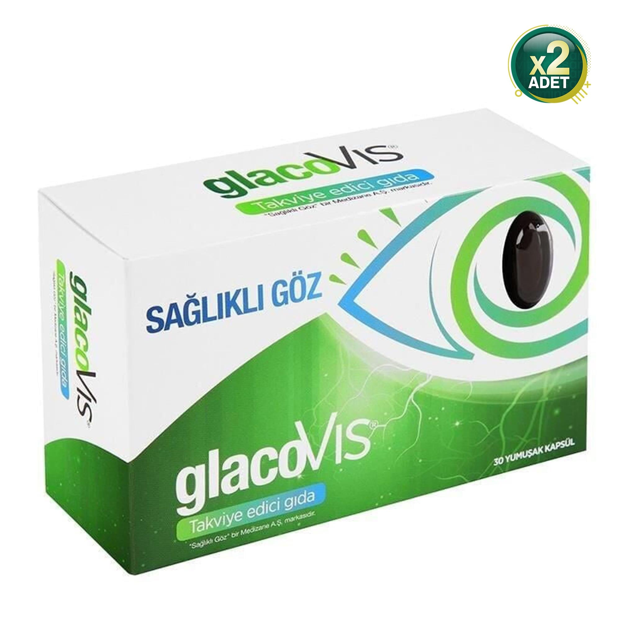Glacovis 2x30 Kapsül