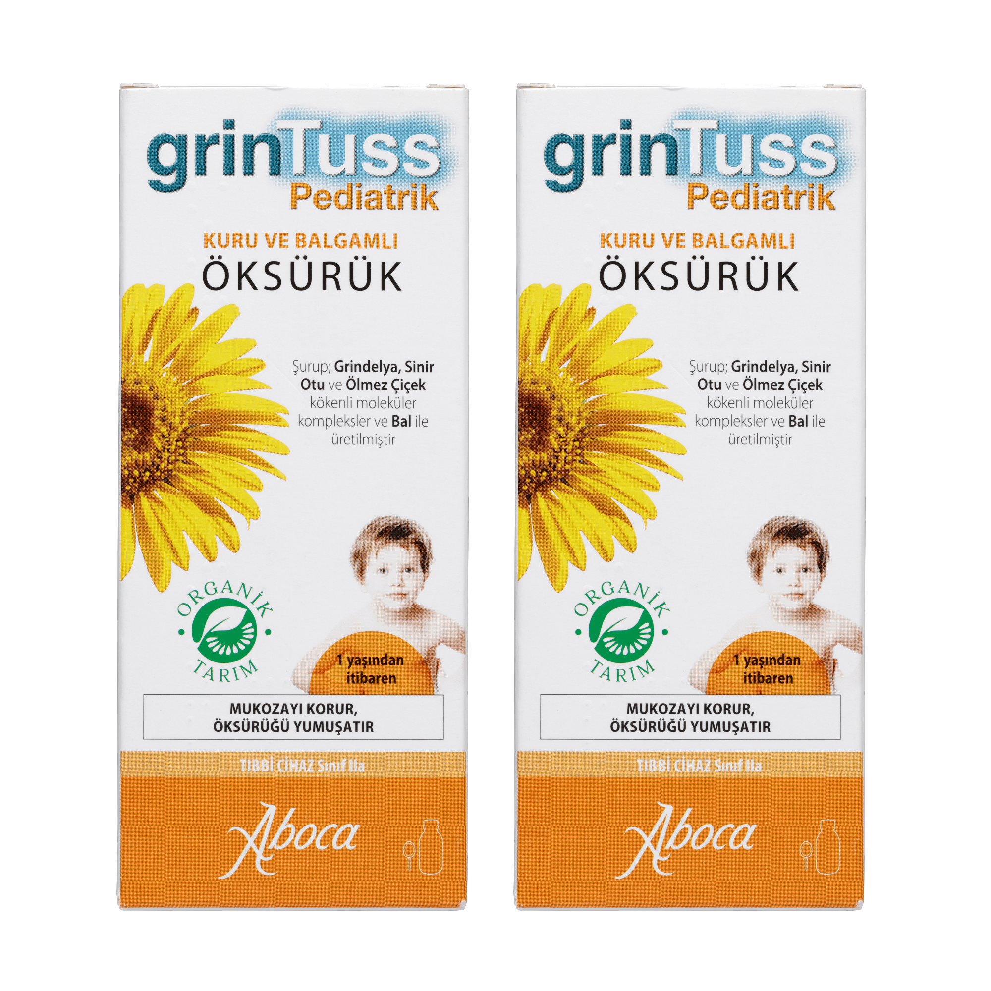 Grintuss Pediatrik Öksürük Şurubu 128 gr 2 Adet