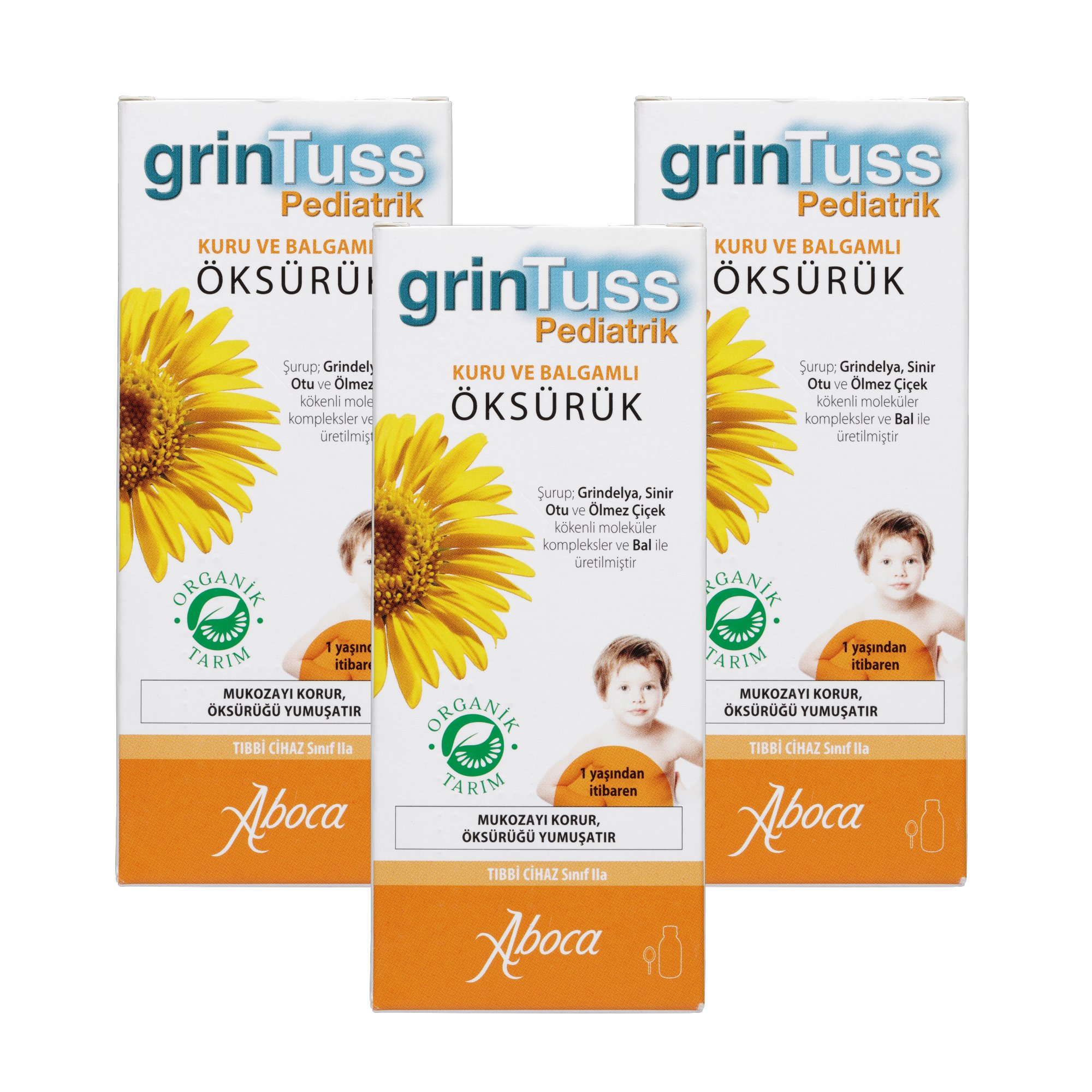 Grintuss Pediatrik Öksürük Şurubu 128 gr 3 Adet