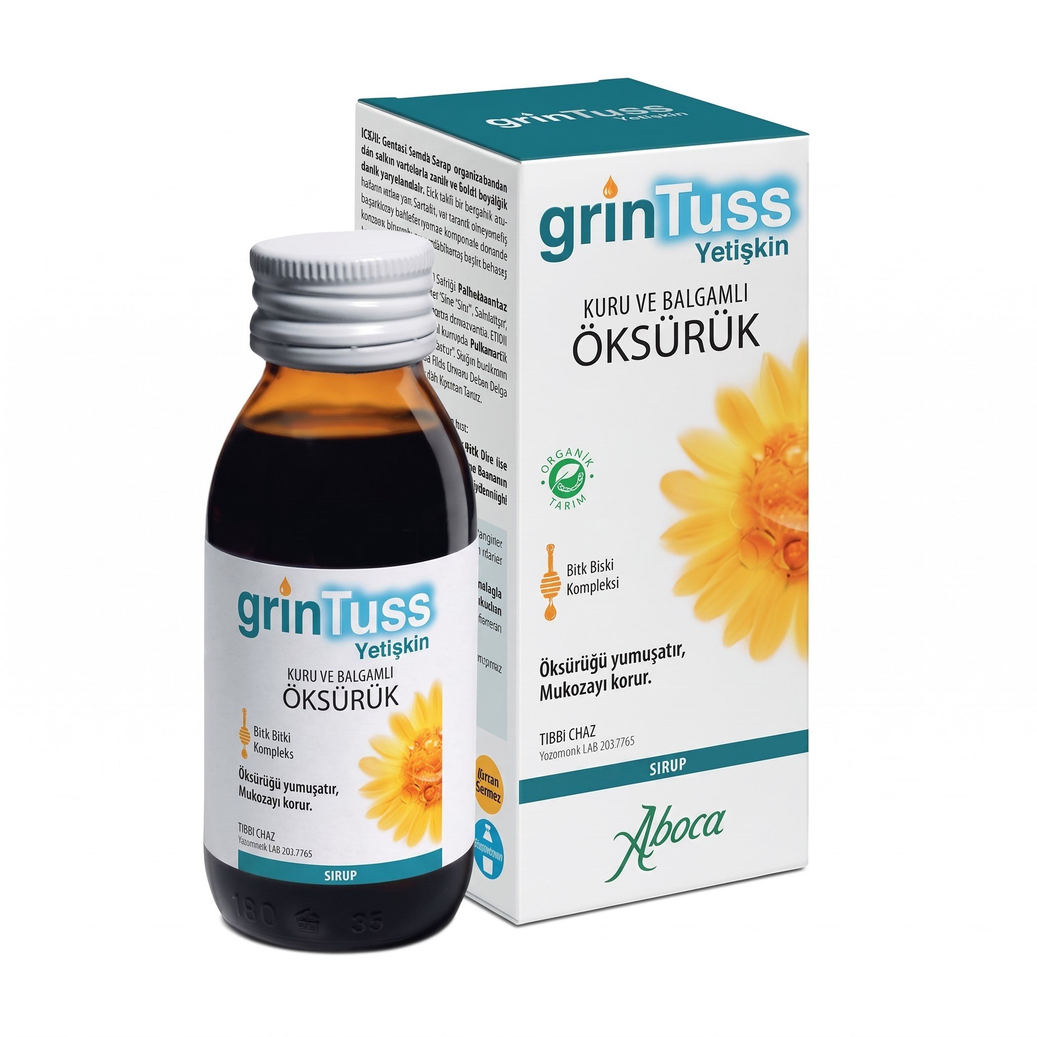 GrinTuss Yetişkin Öksürük Şurubu 128 gr