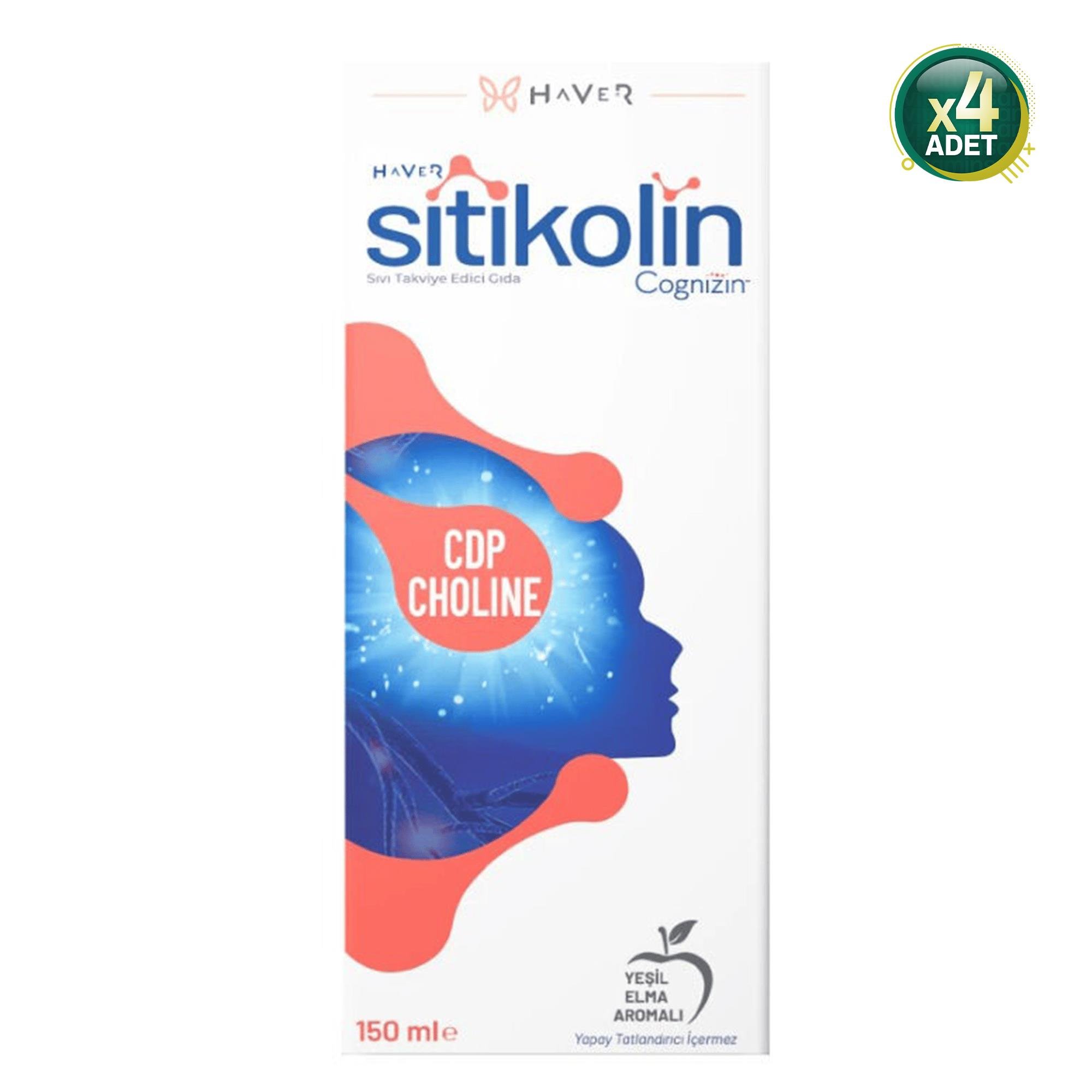 Haver Sitikolin 150 ml 4 Adet