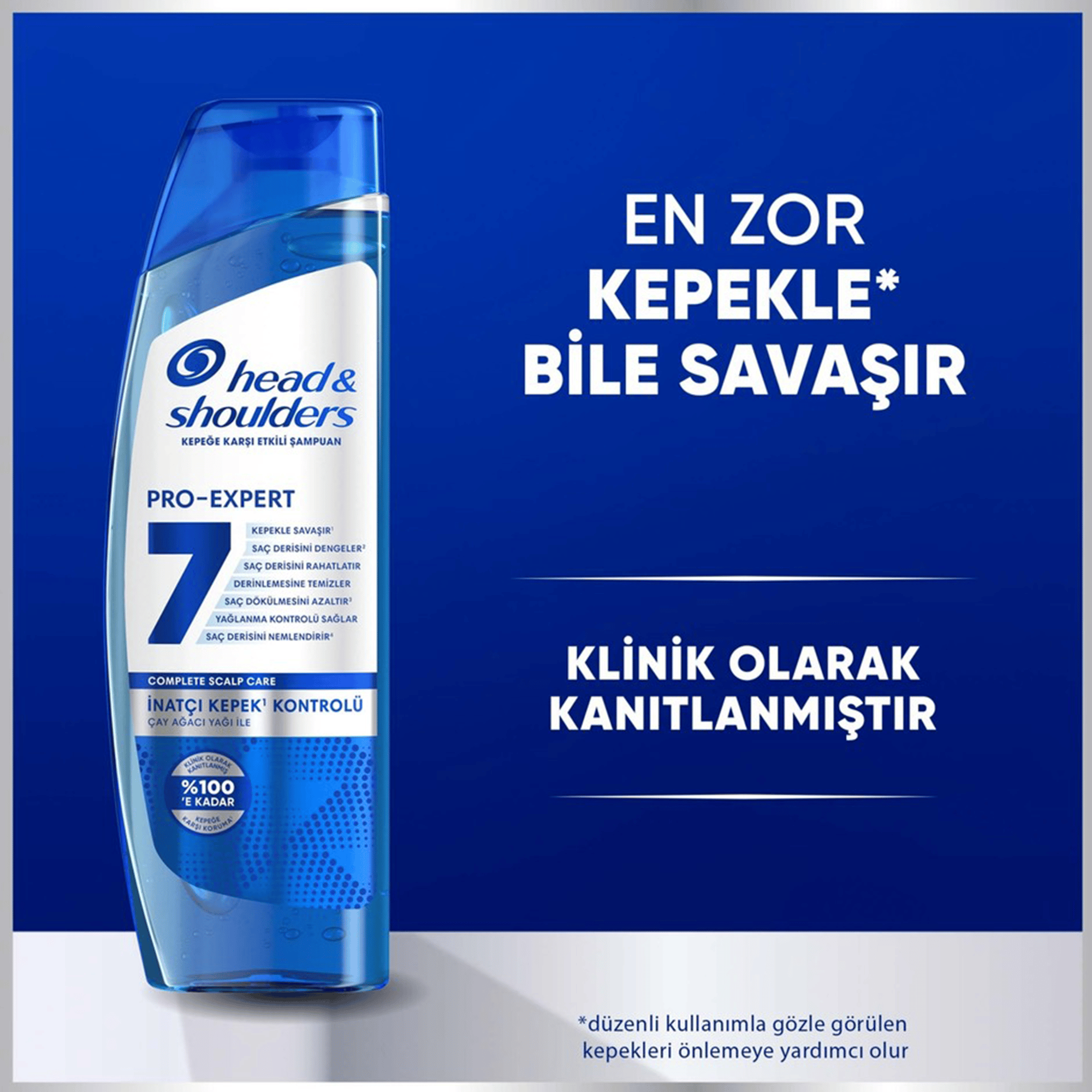 Head & Shoulders Pro-Expert 7 Çay Ağacı ile İnatçı Kepek Kontrolü Şampuan 300 ml
