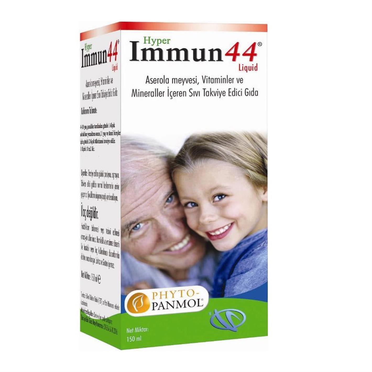 Hyper İmmun 44 Şurup 150 ML Multivitamin Şurup