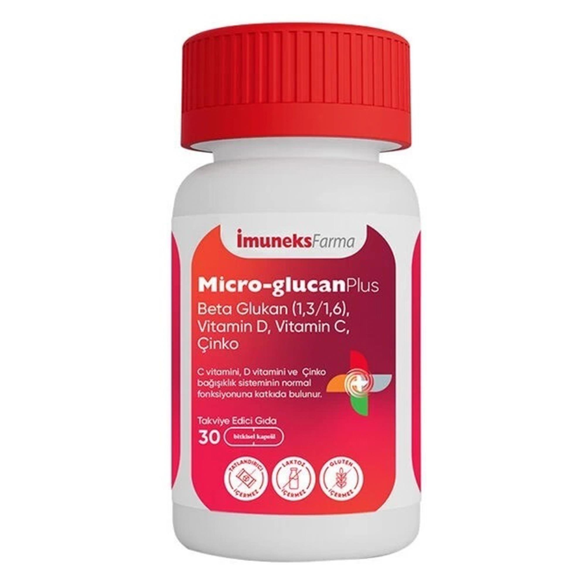 Imuneks Micro Glucan Plus 30 Kapsül