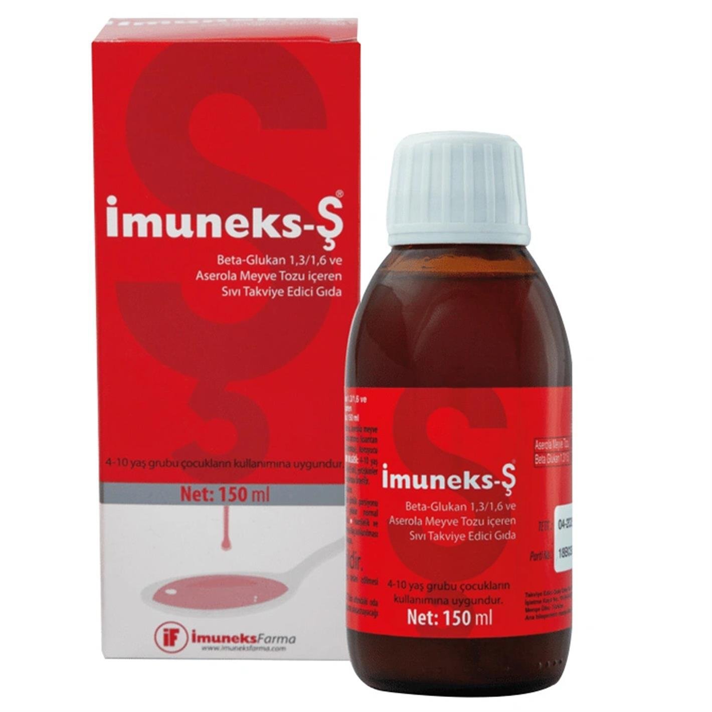 Imuneks Takviye Edici Gıda Şurup 150 ml