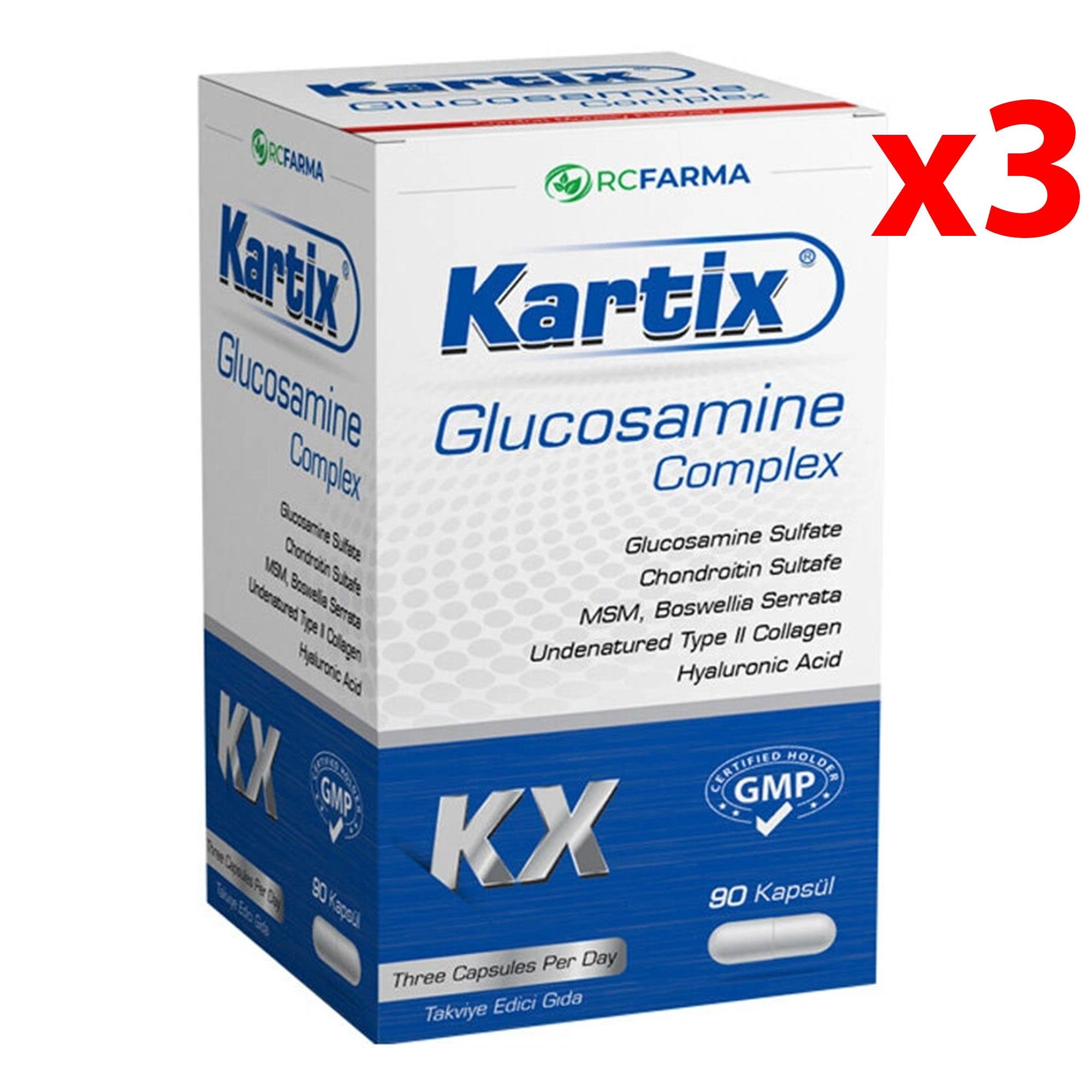 Kartix Glucosamine Complex 90 Kapsül 3 Adet
