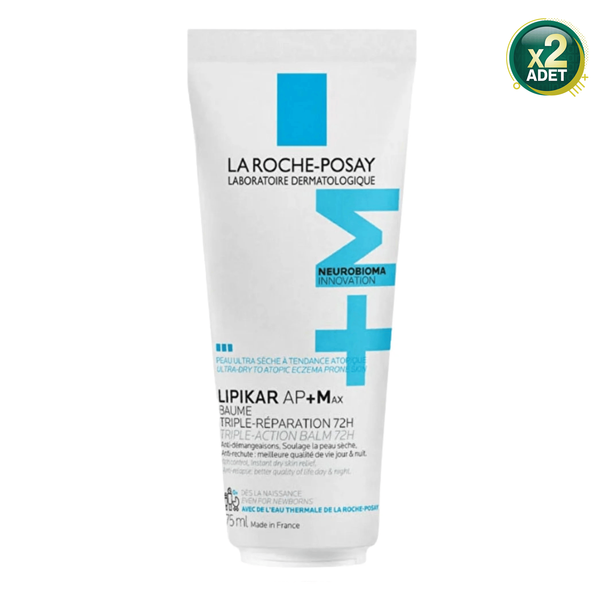 La Roche-Posay Lipikar Baume AP+M 75 ml Yatıştırıcı Balm 2 Adet