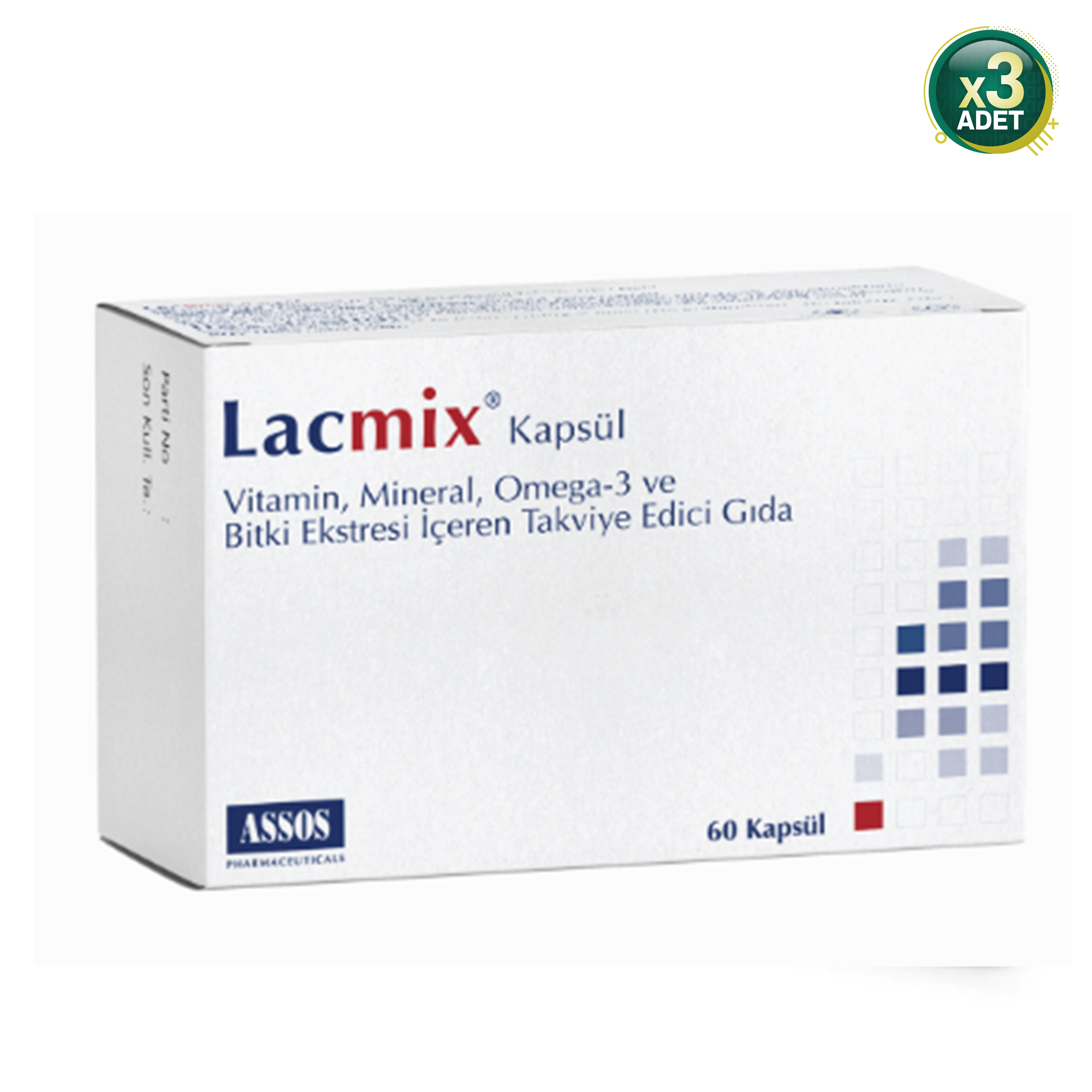 Lacmix 60 Kapsül 3 Adet