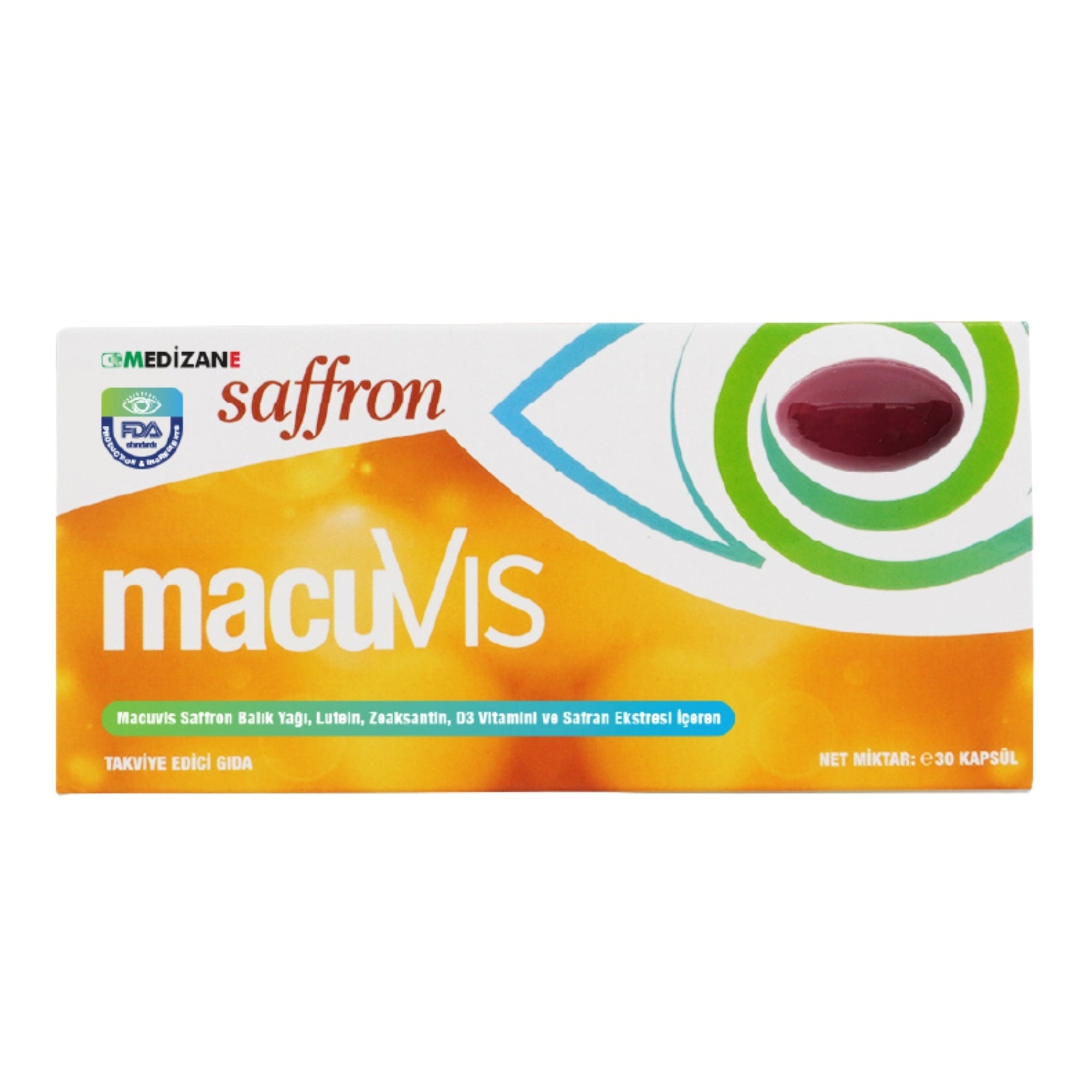 MacuVis Saffron 30 Kapsül