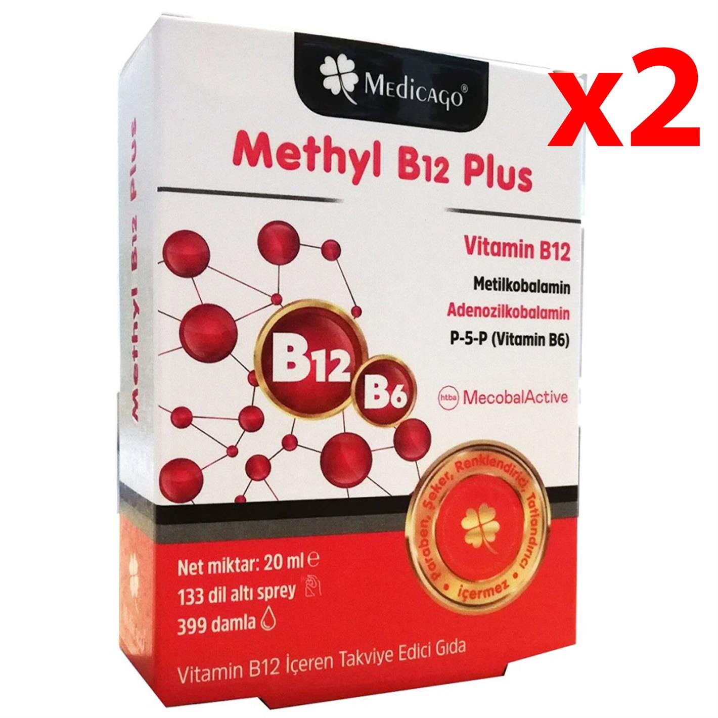 Medicago Methyl B12 Plus 20 ML 2 Adet
