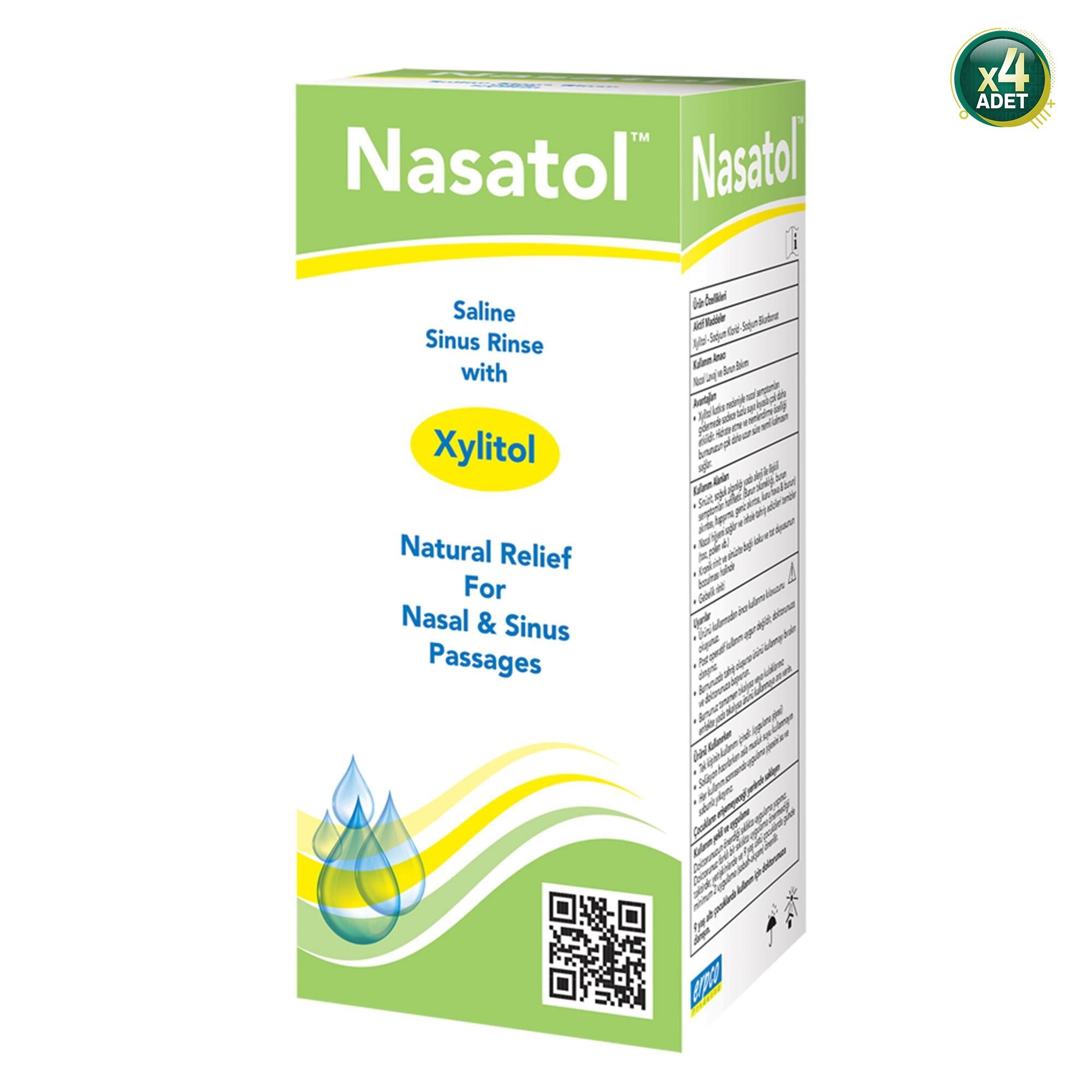 Nasatol Sinüs Rinse Yetişkin 4 Adet