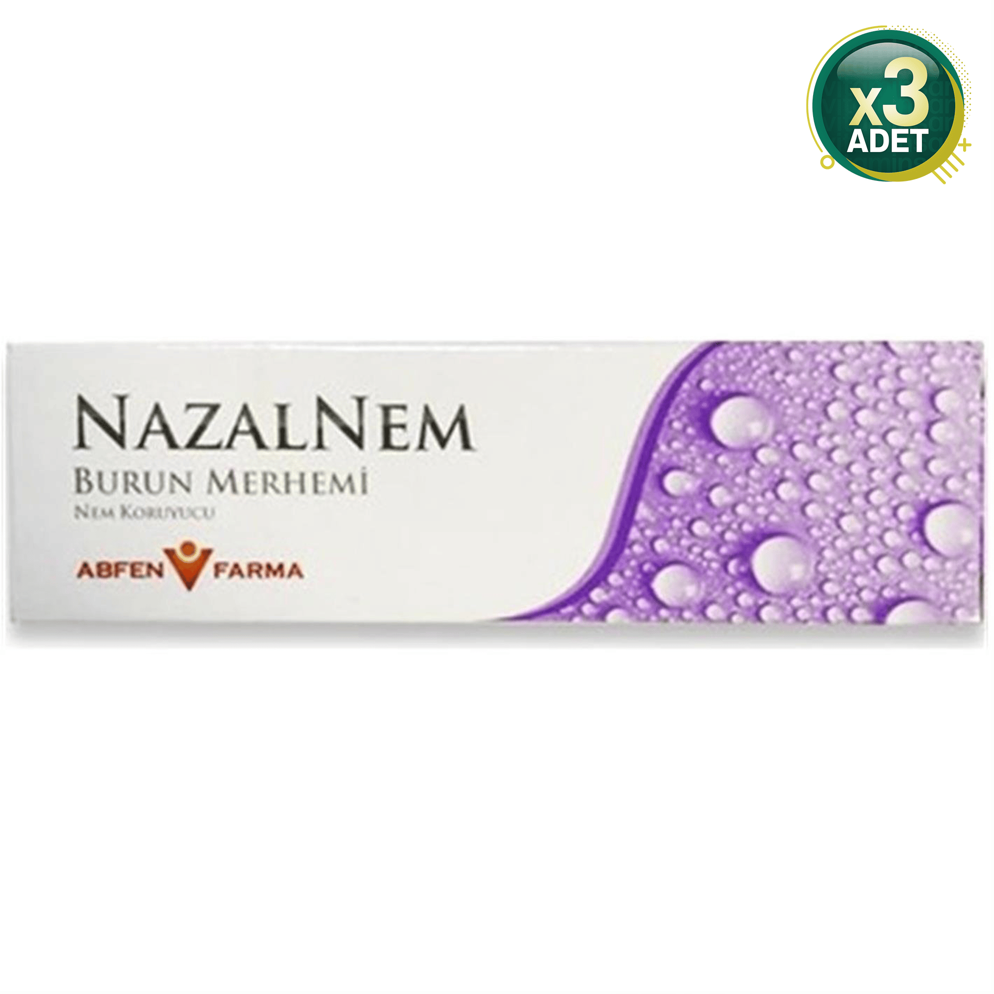 Nazalnem Burun Merhemi 10 ml 3 Adet