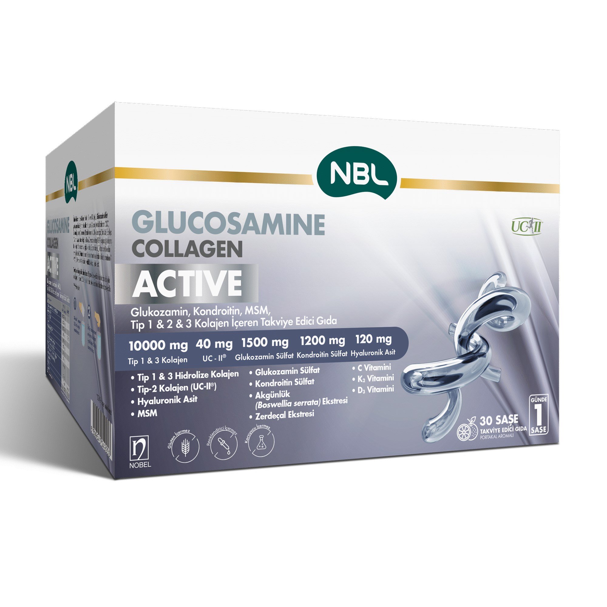 NBL Glucosamine Collagen Active 30 Saşe