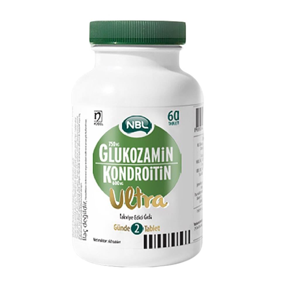 NBL Glukozamin Kondroitin Ultra Takviye Edici Gıda 60 Tablet