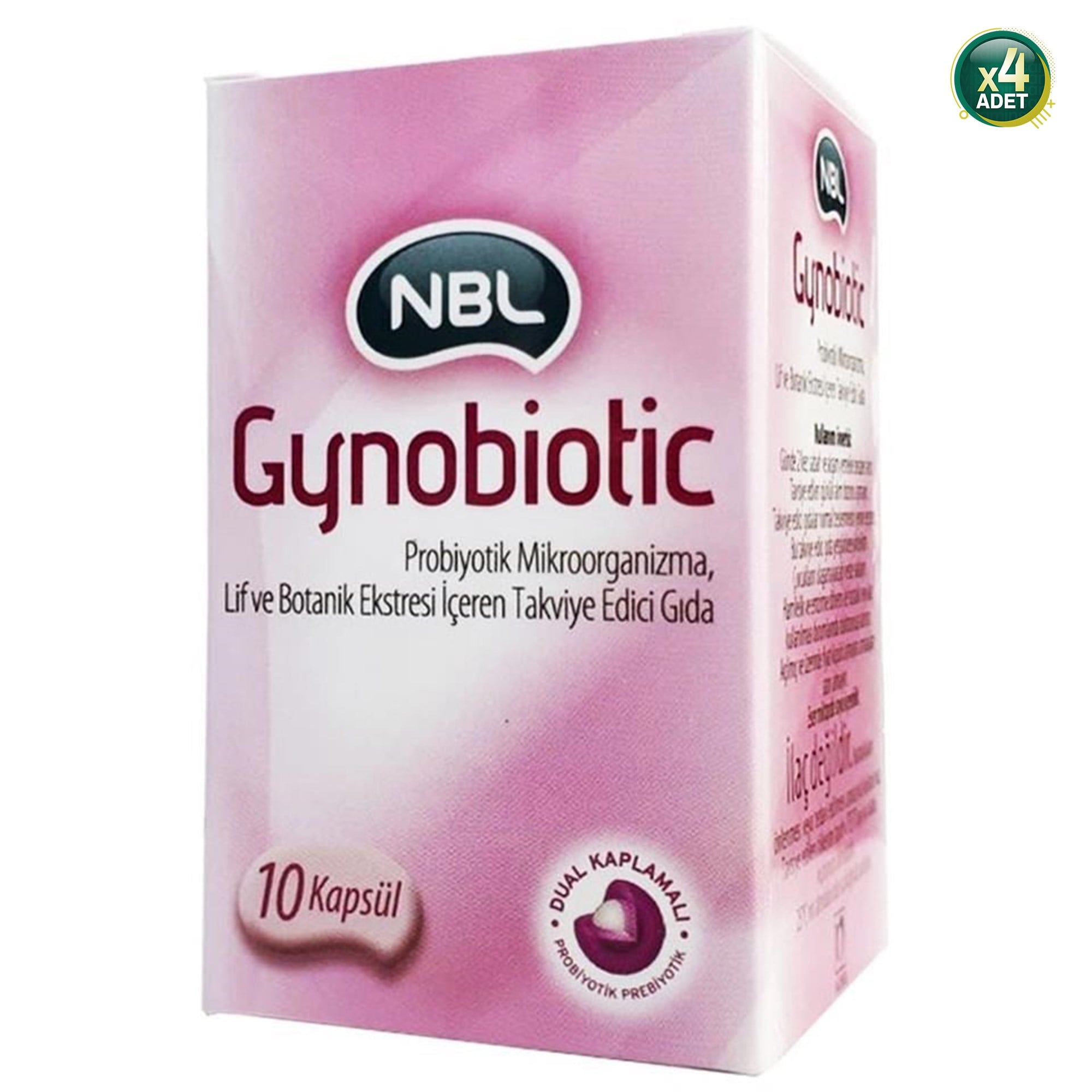 NBL Gynobiotic 10 Kapsül 4 Adet