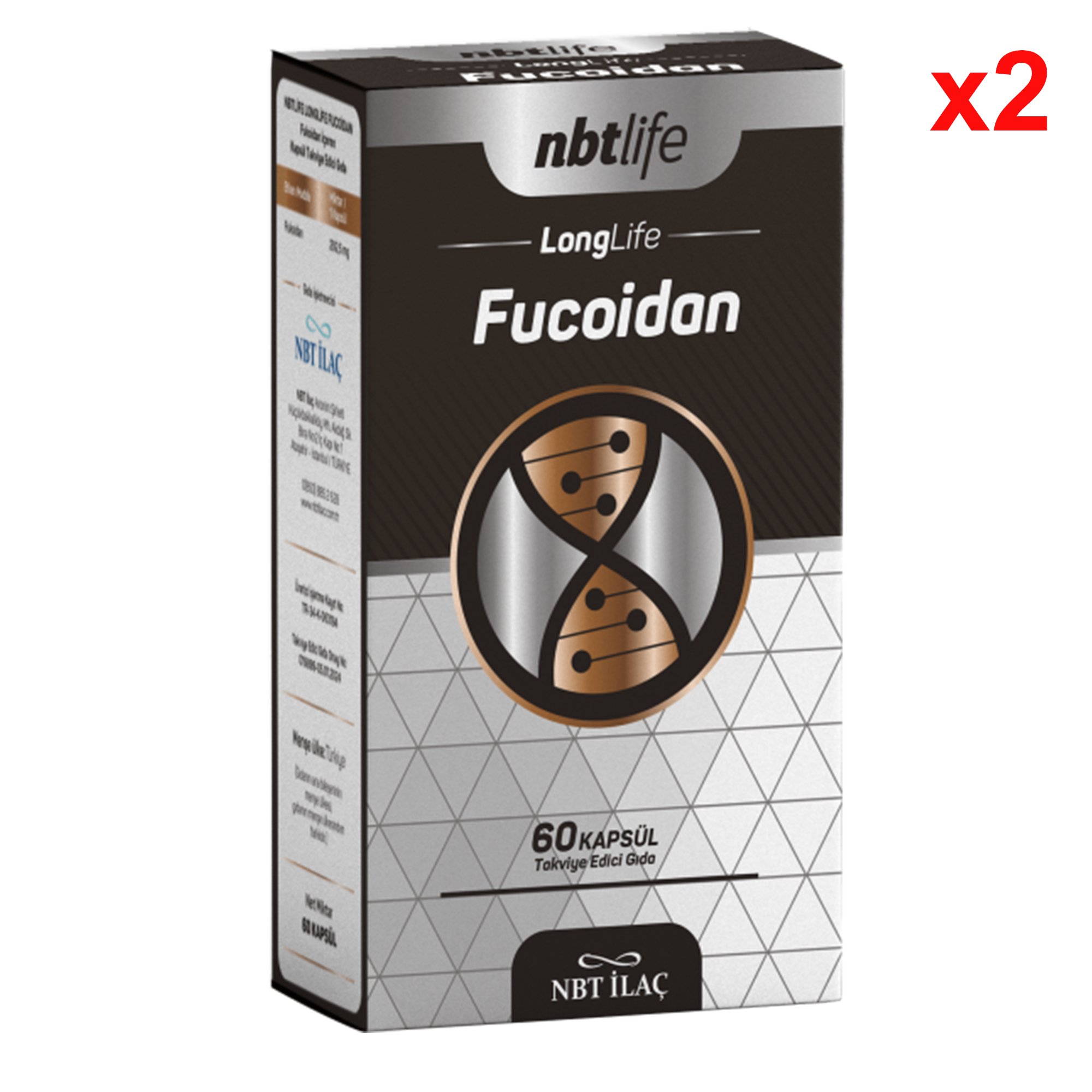 Nbt Life Fucoidon 60 Kapsül 2 Adet