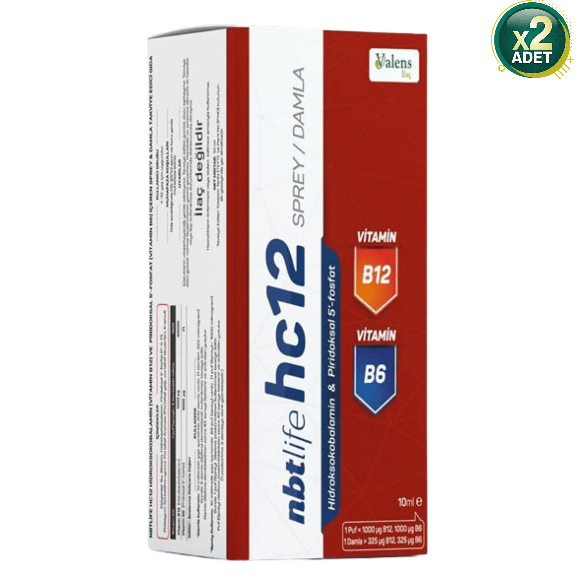 Nbt Life HC12 10 ml Damla 2 Adet