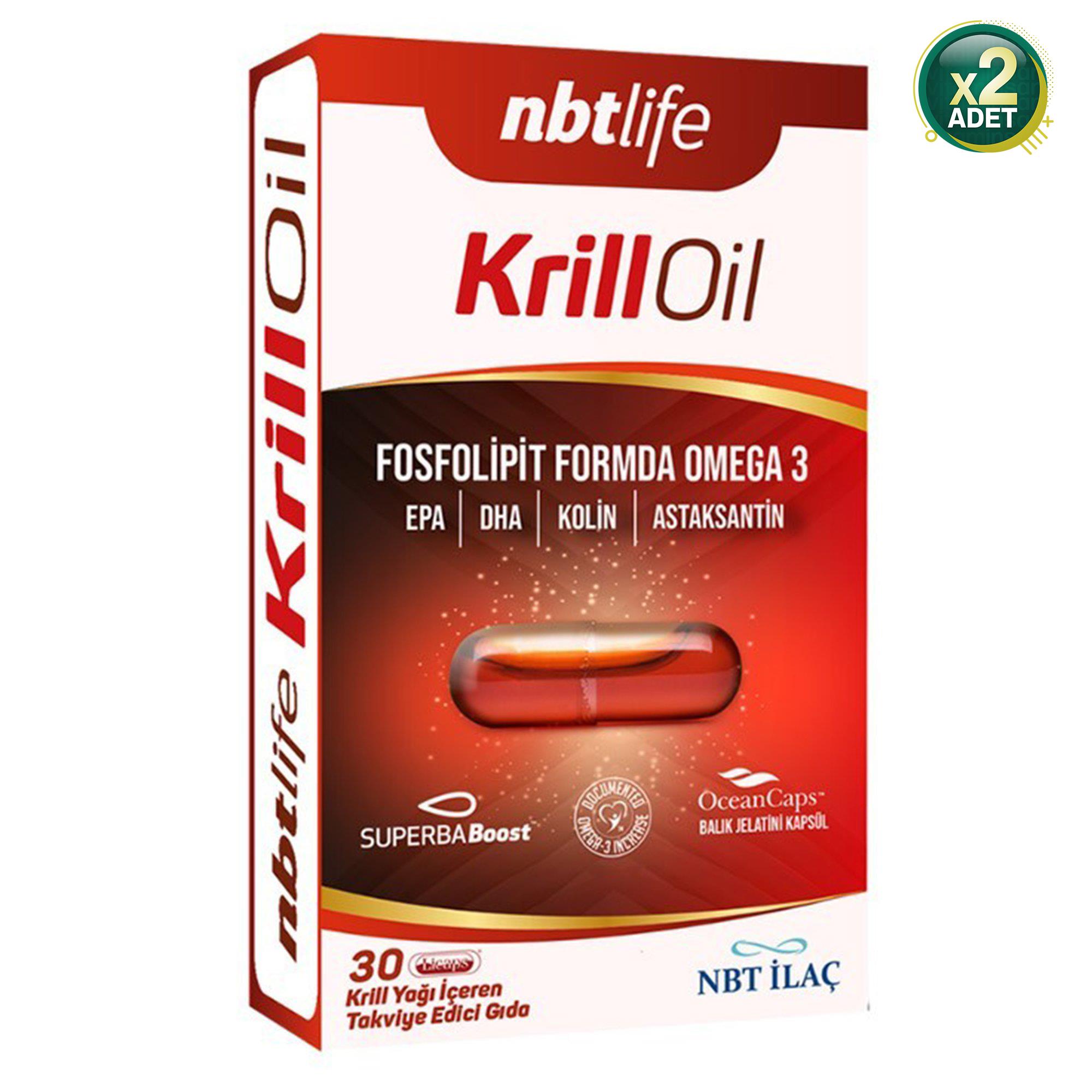 Nbt Life Krill Oil 30 Kapsül 2 Adet