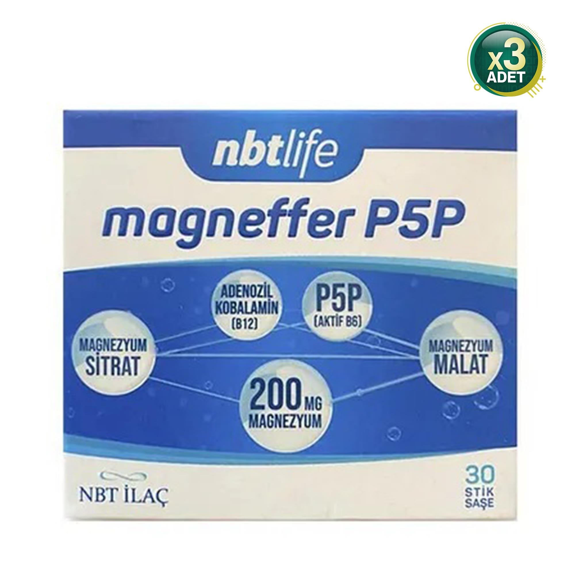Nbt Life Magneffer P5P 30 Saşe 3 Adet