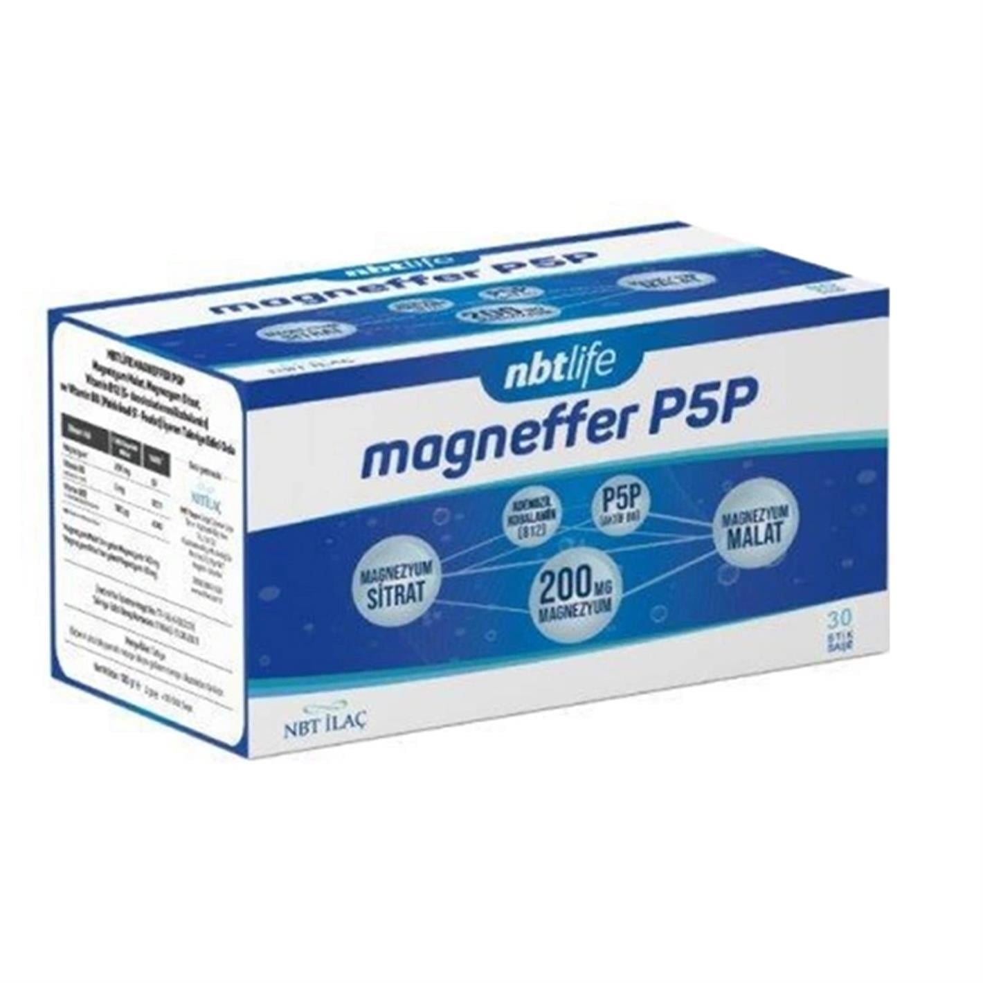Nbt Life Magneffer P5P Takviye Edici Gıda 30 Saşe