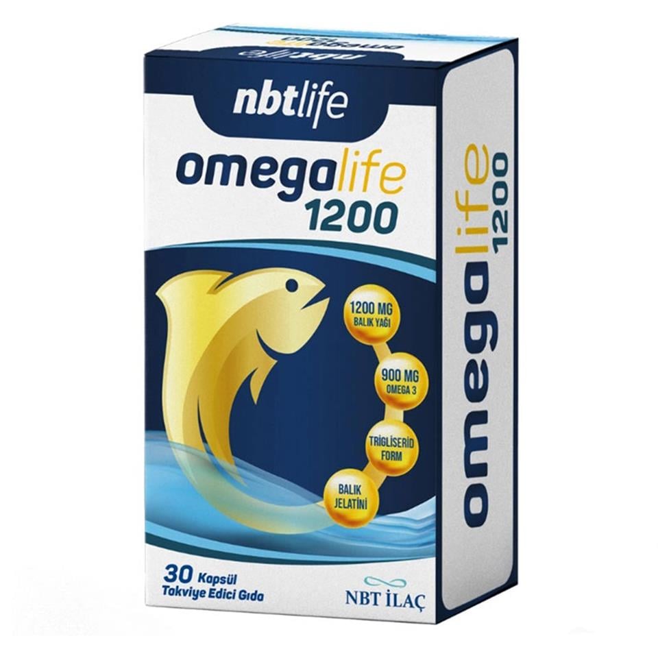 NBT Life Omegalife 1200 Omega 3 30 Kapsül