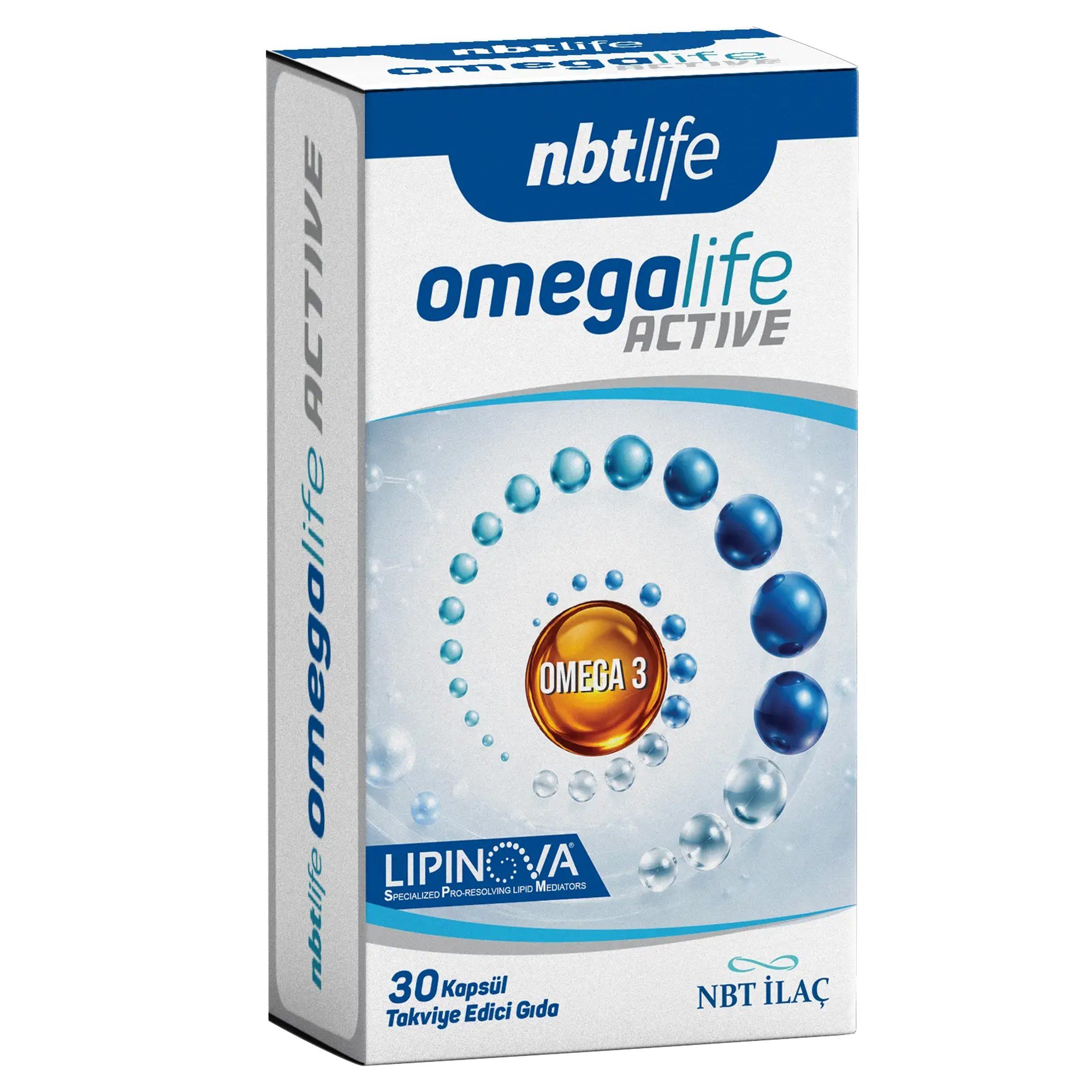 Nbt Life Omegalife Active 30 Kapsül