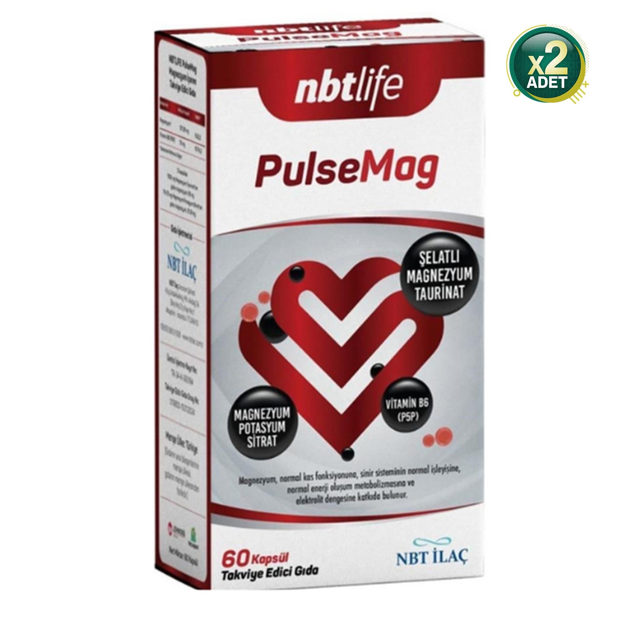Nbt Life Pulsemag 60 Kapsül 2 Adet