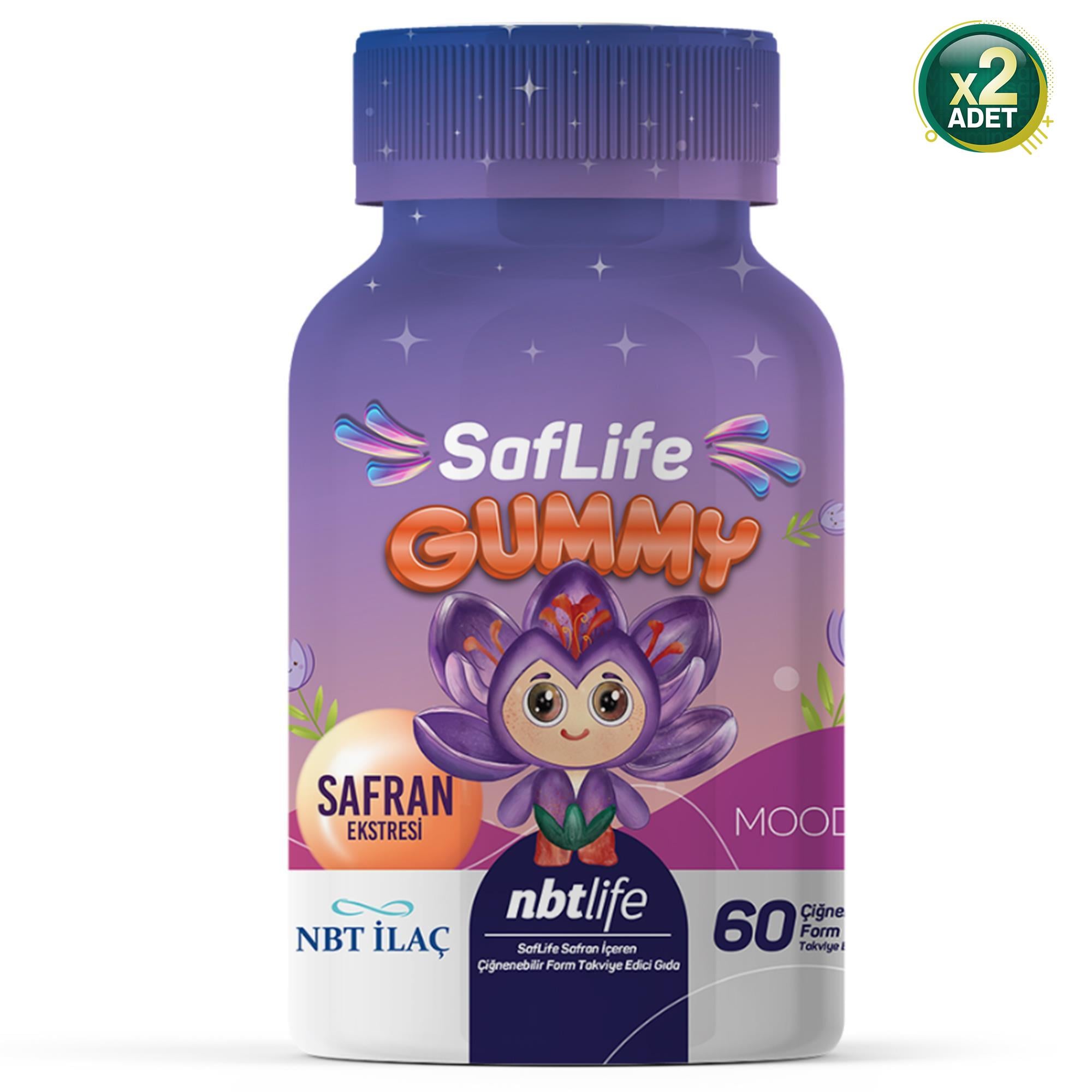Nbt Life Saflife Gummy 60 Çiğnenebilir Form 2 Adet