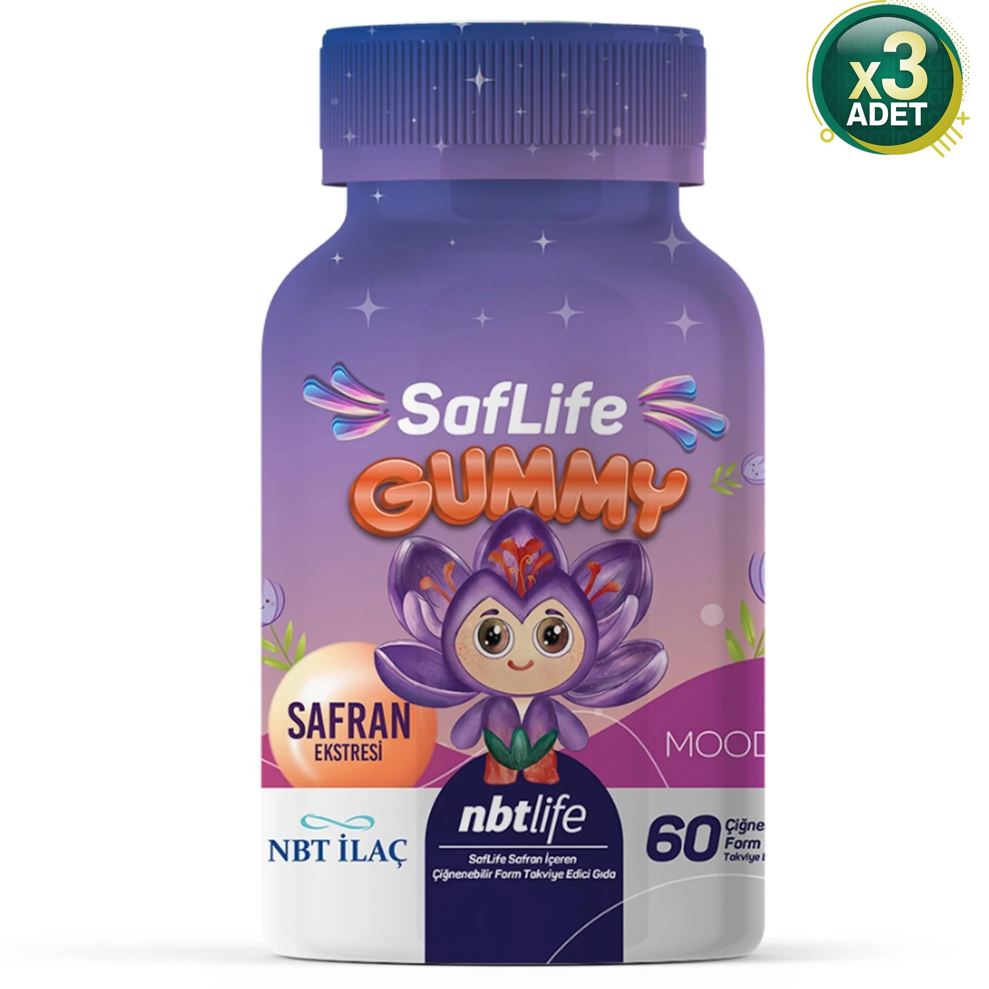 Nbt Life Saflife Gummy 60 Çiğnenebilir Form 3 Adet