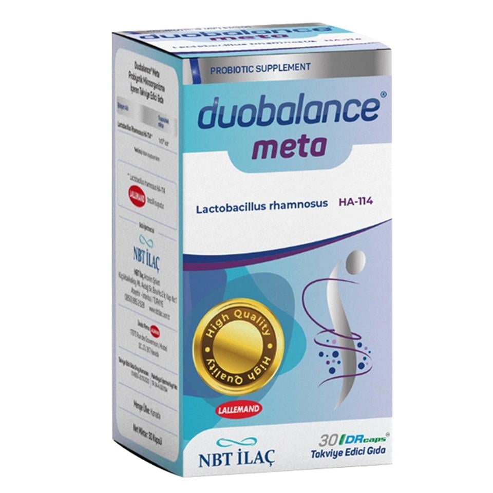 NBT LifeNbt İlaç Duobalance Meta Takviye Edici Gıda 30 Kapsül