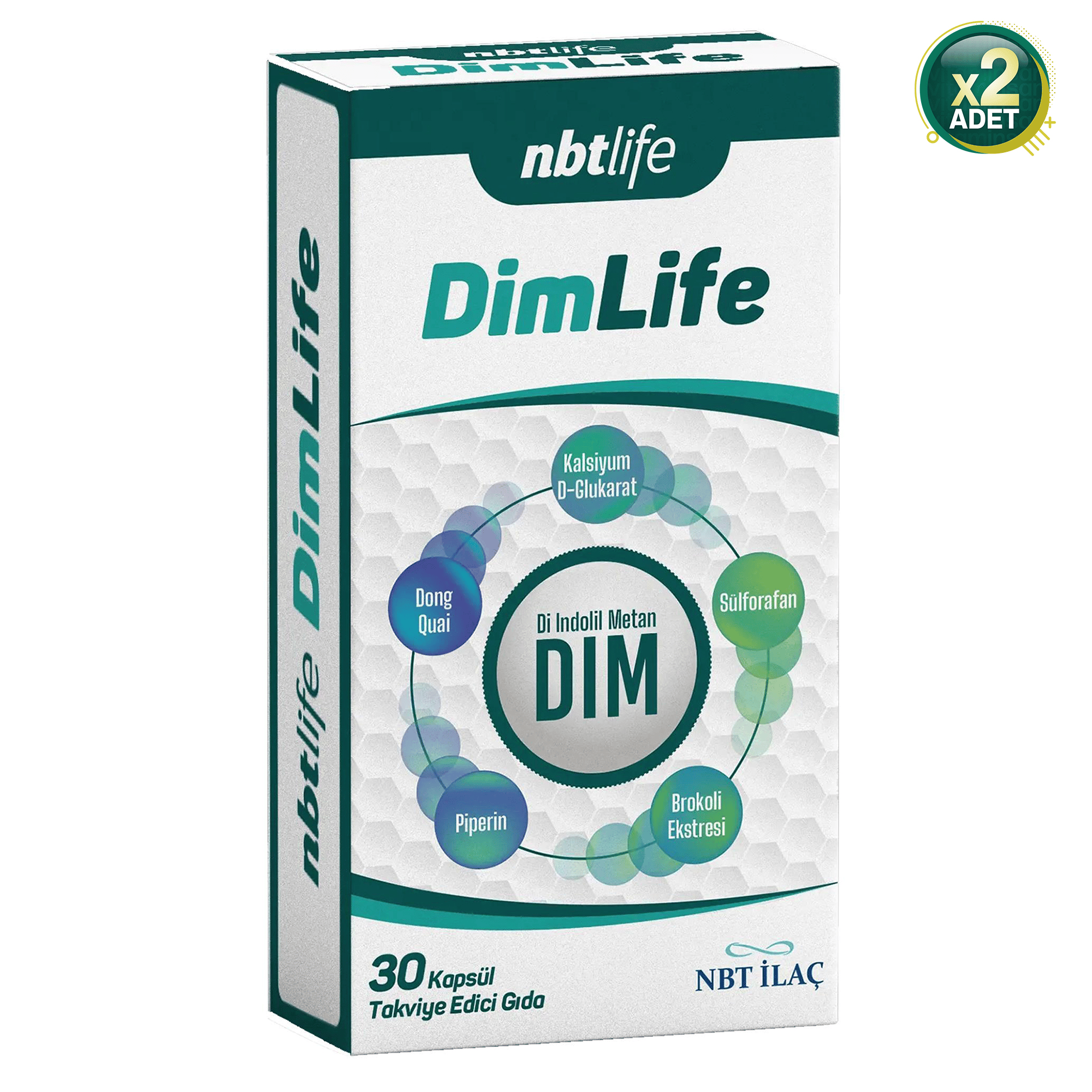 NBTLife Dimlife 30 Kapsül 2'li Paket