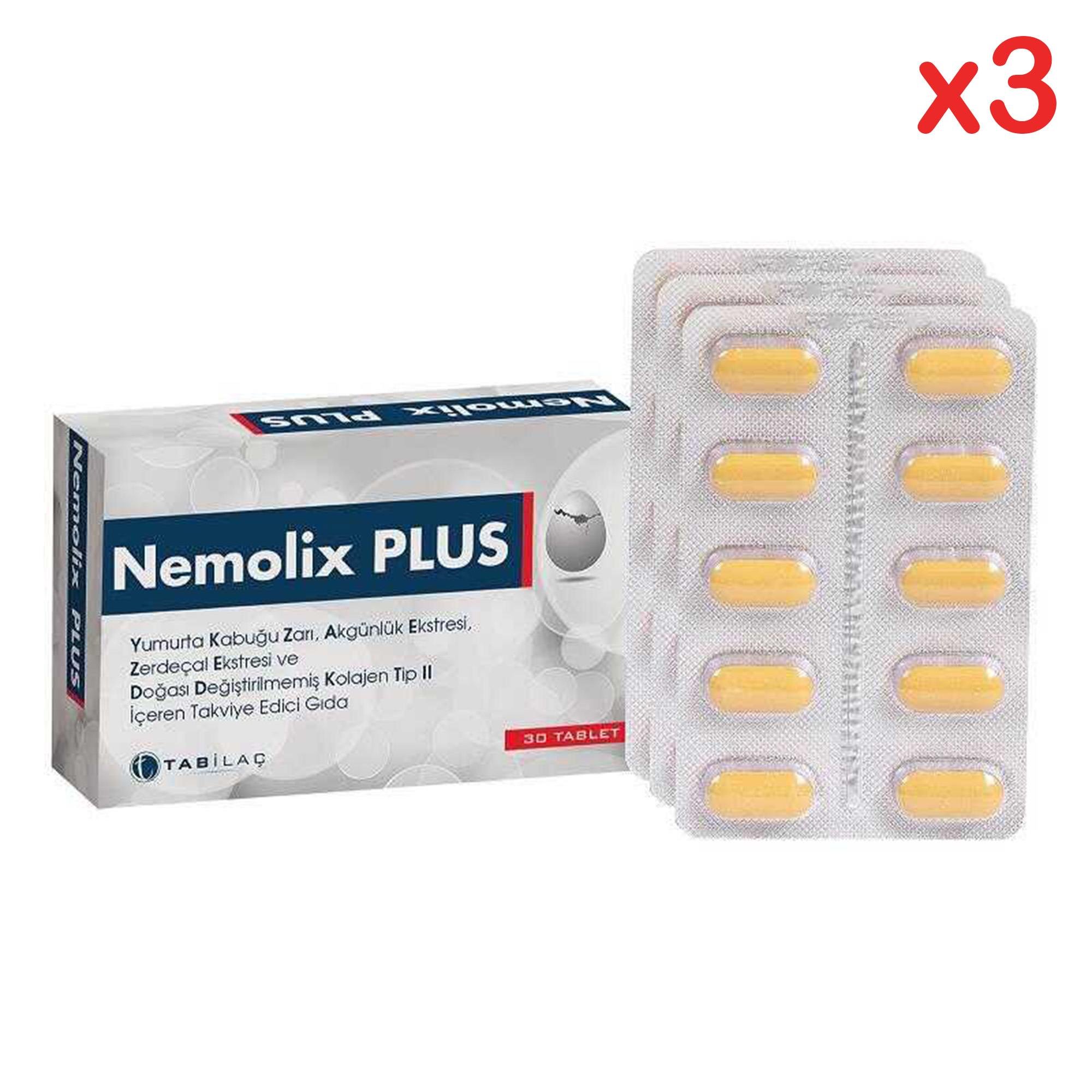 Nemolix Plus 30 Tablet 3 Adet