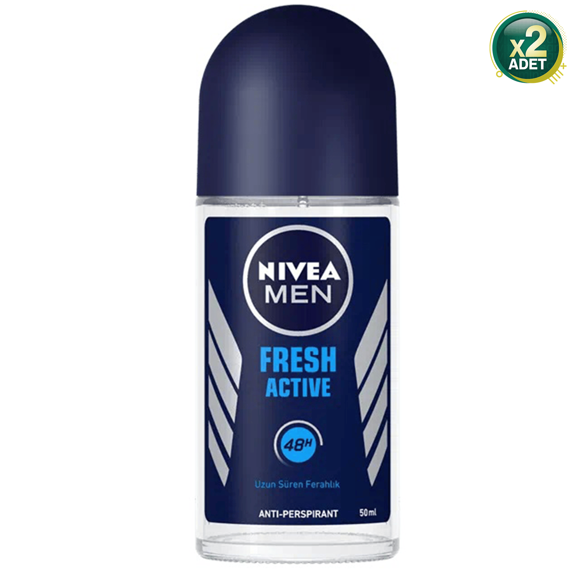 Nivea Men Fresh Active 50 ml Roll-On 2 Adet
