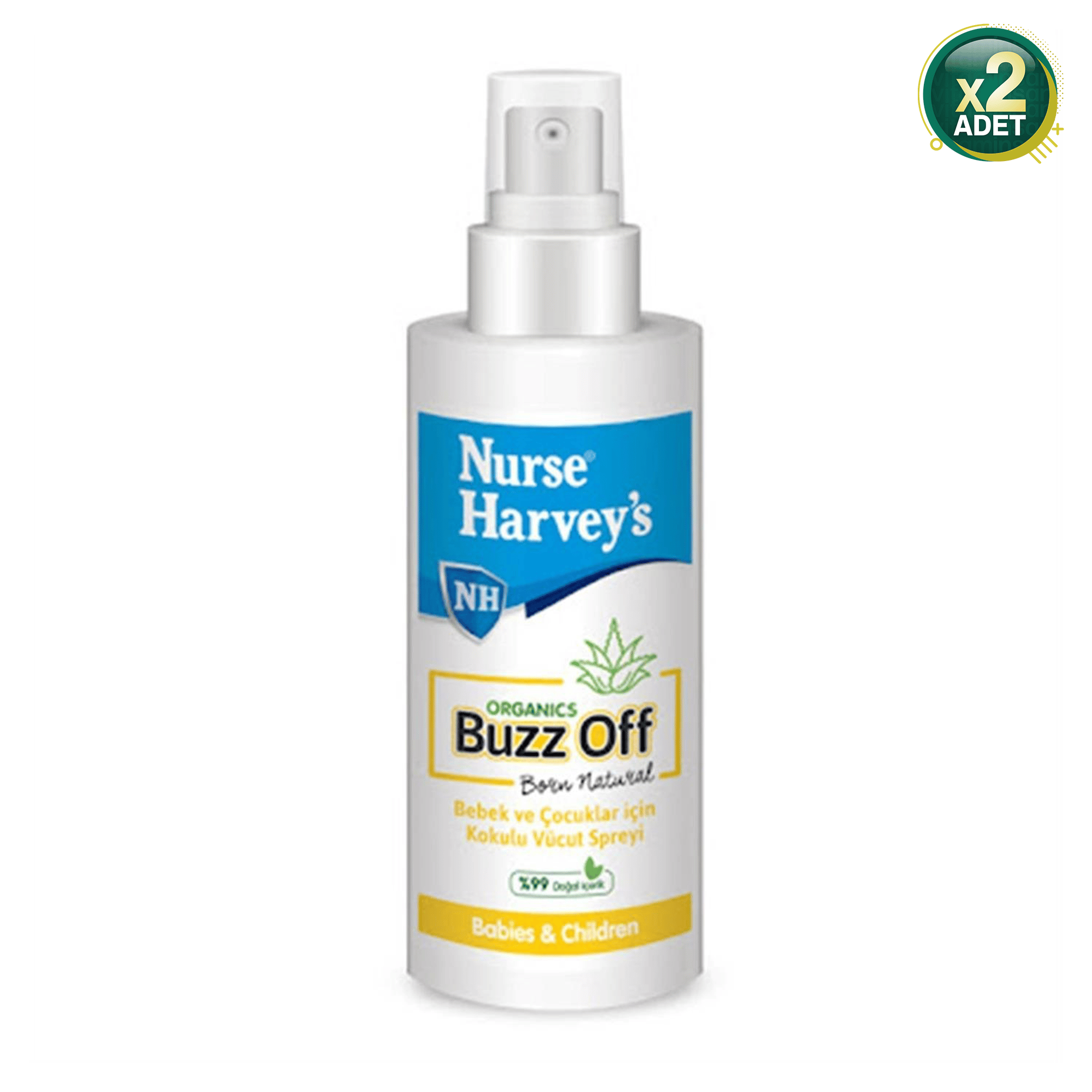 Nurse Harvey's Organics Buzz Off Sinek ve Haşere Kovucu Sprey 175 ml 2'li