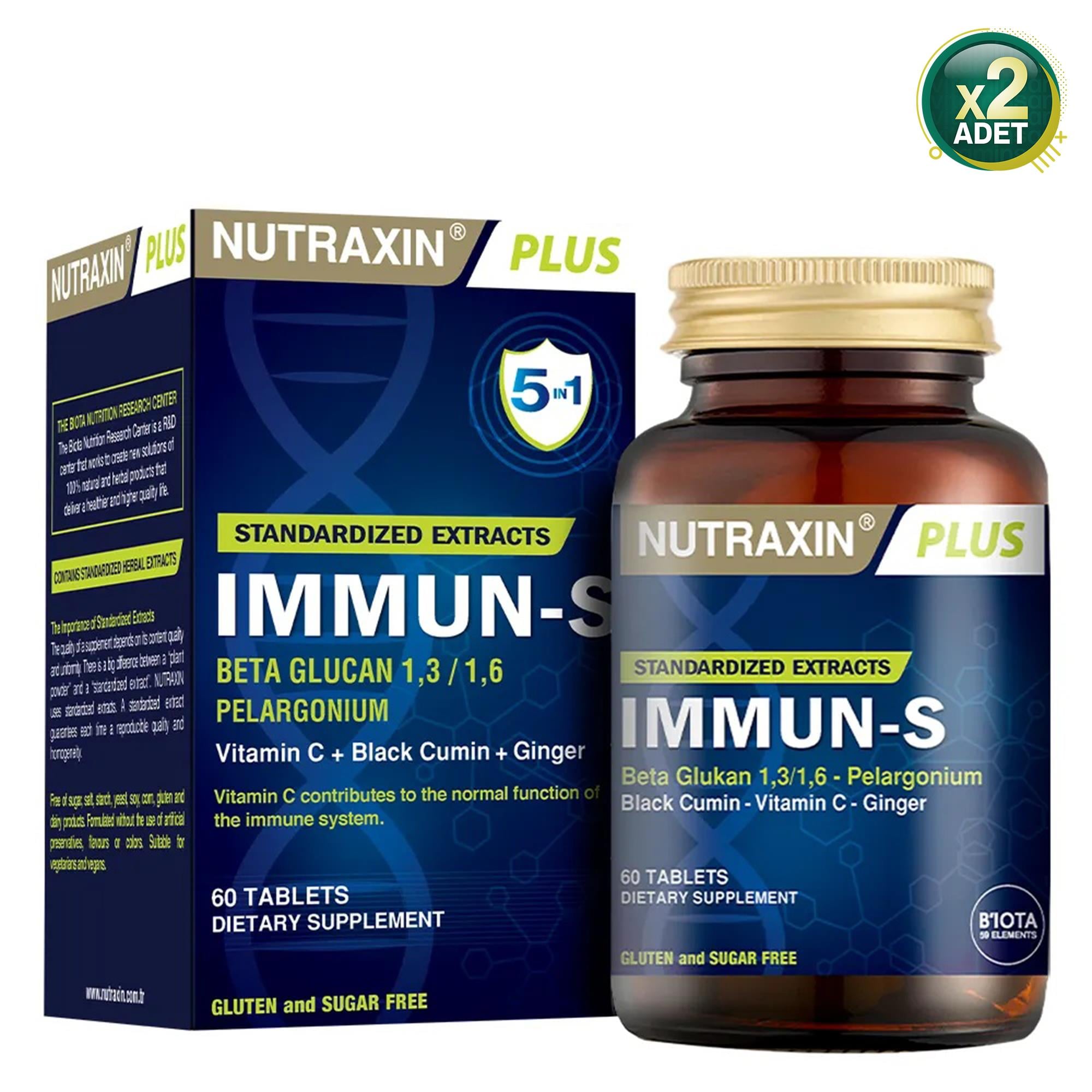 Nutraxin Immun-S 60 Tablet 2 Adet