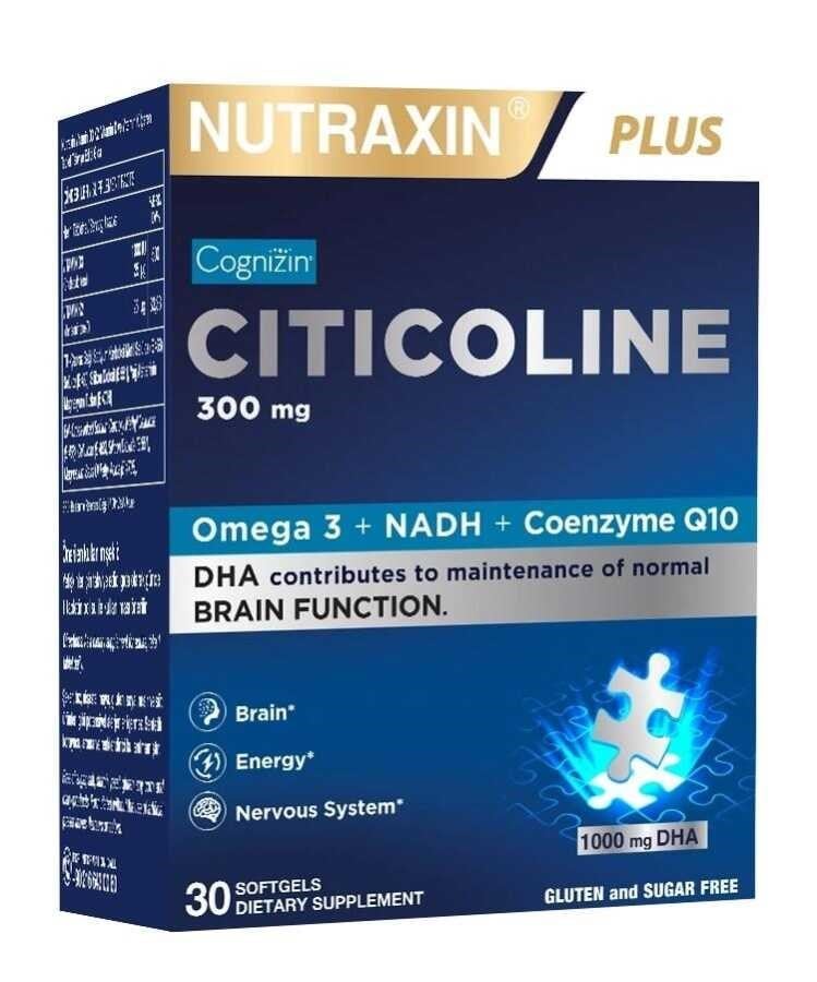 Nutraxin Plus Sitikolin 300 mg 30 Kapsül
