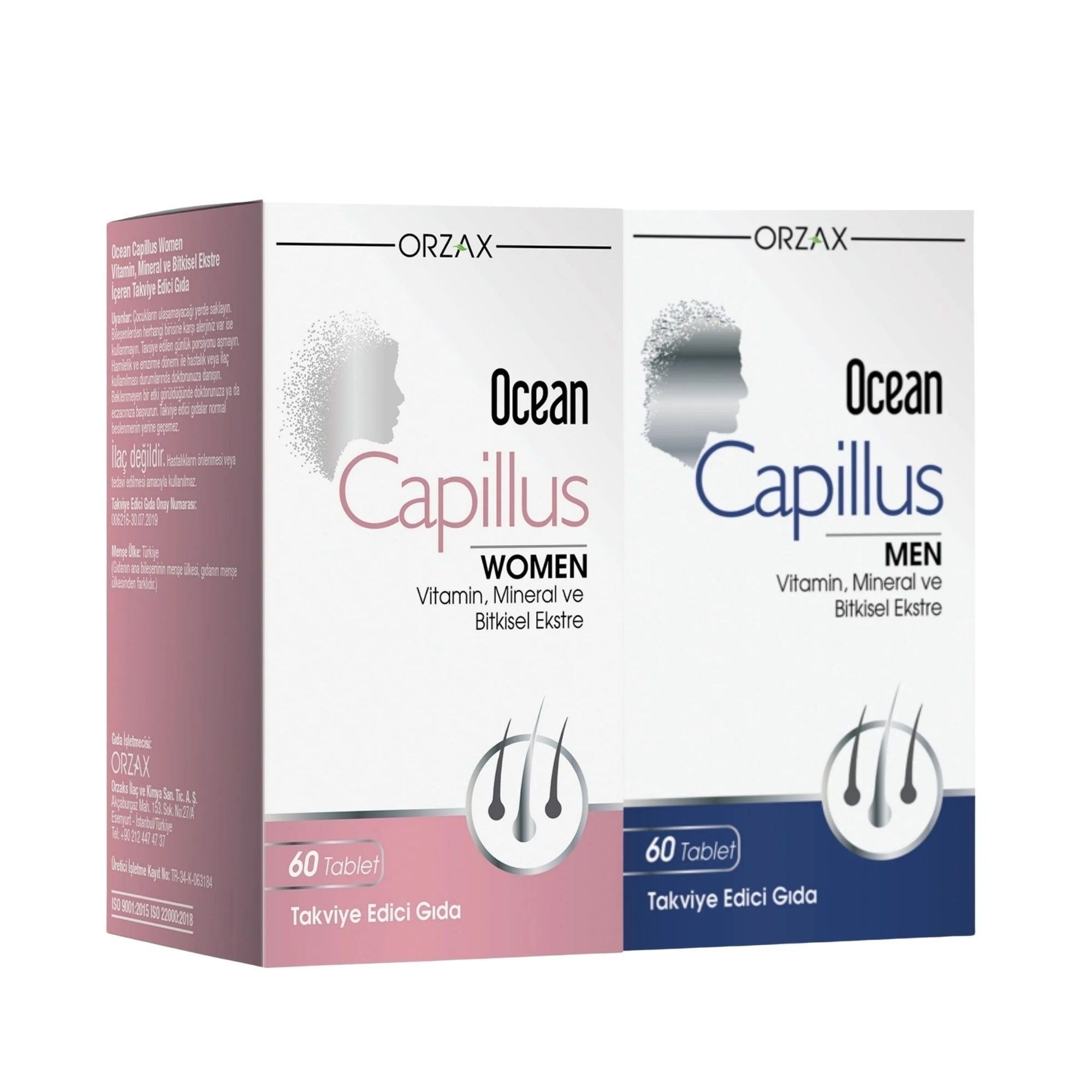 Ocean Capillus Men 60 Tablet & Ocean Capillus Women 60 Tablet