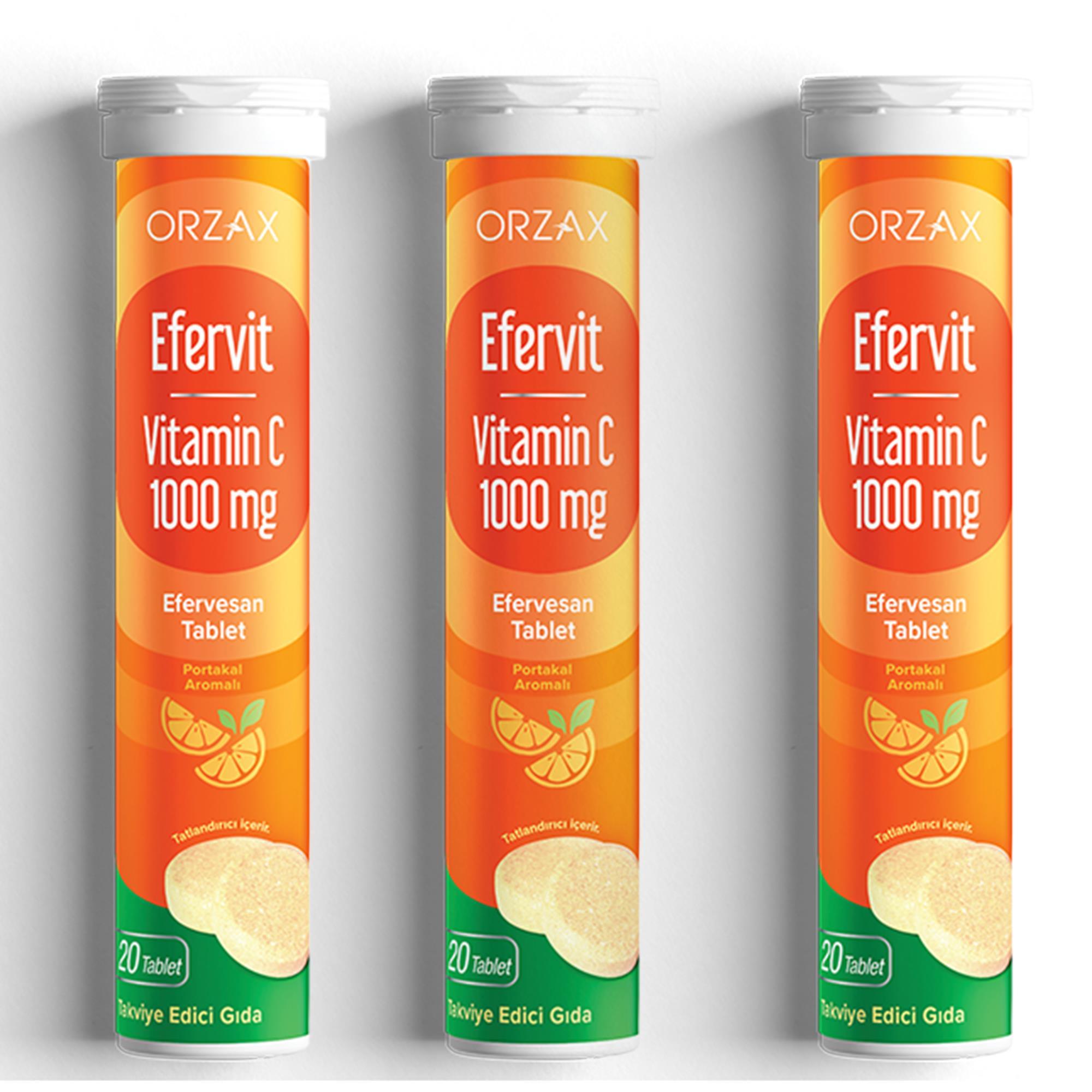 Ocean Efervit Vitamin C 1000 Mg 3 Adet