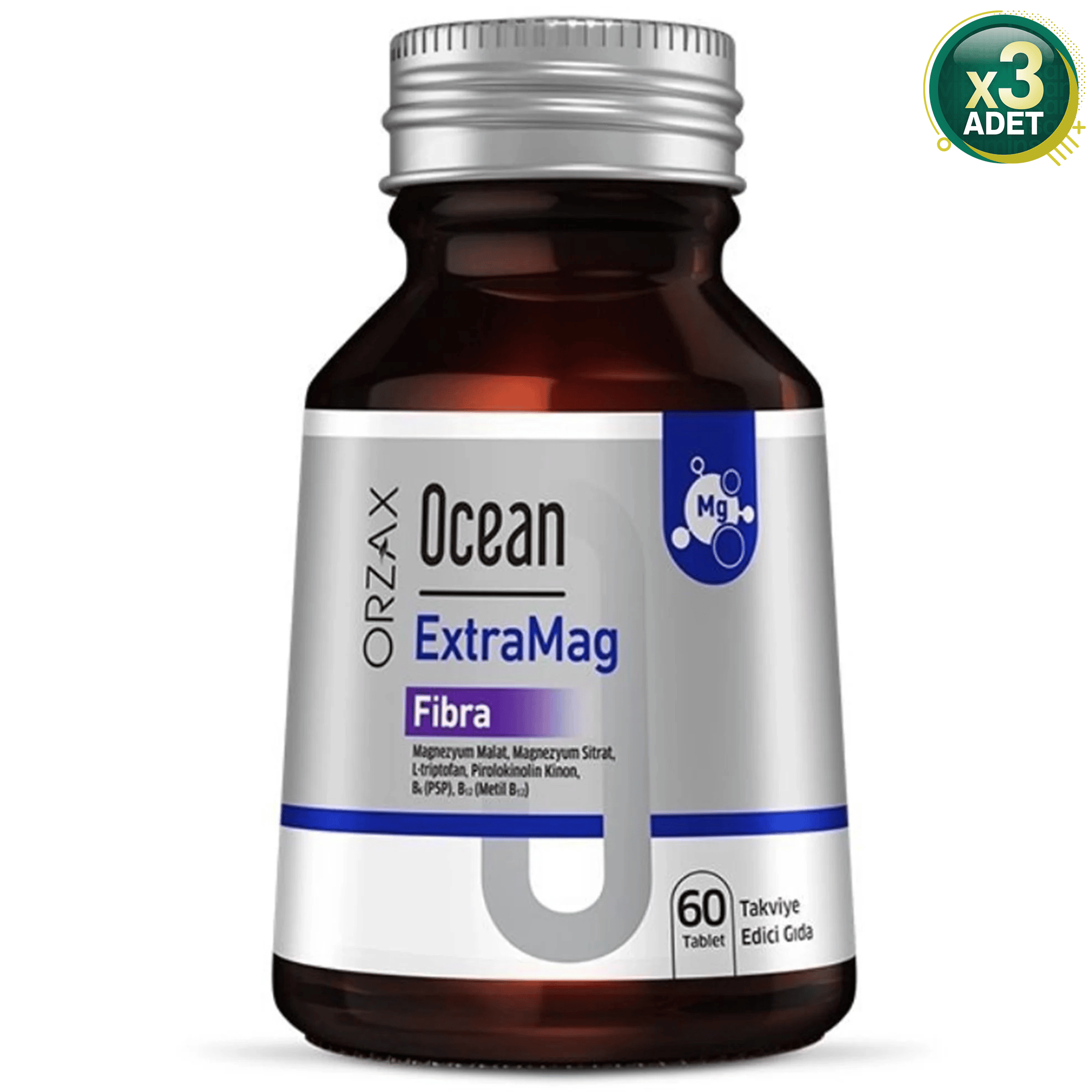 Ocean Extramag Fibra 60 Tablet 3 Adet