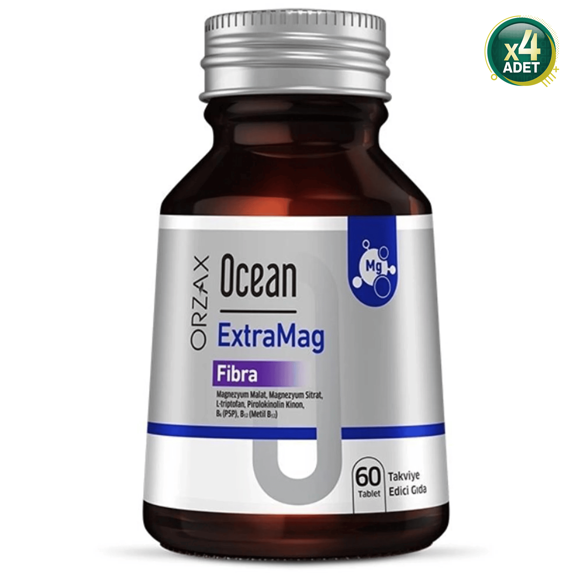 Ocean Extramag Fibra 60 Tablet 4 Adet
