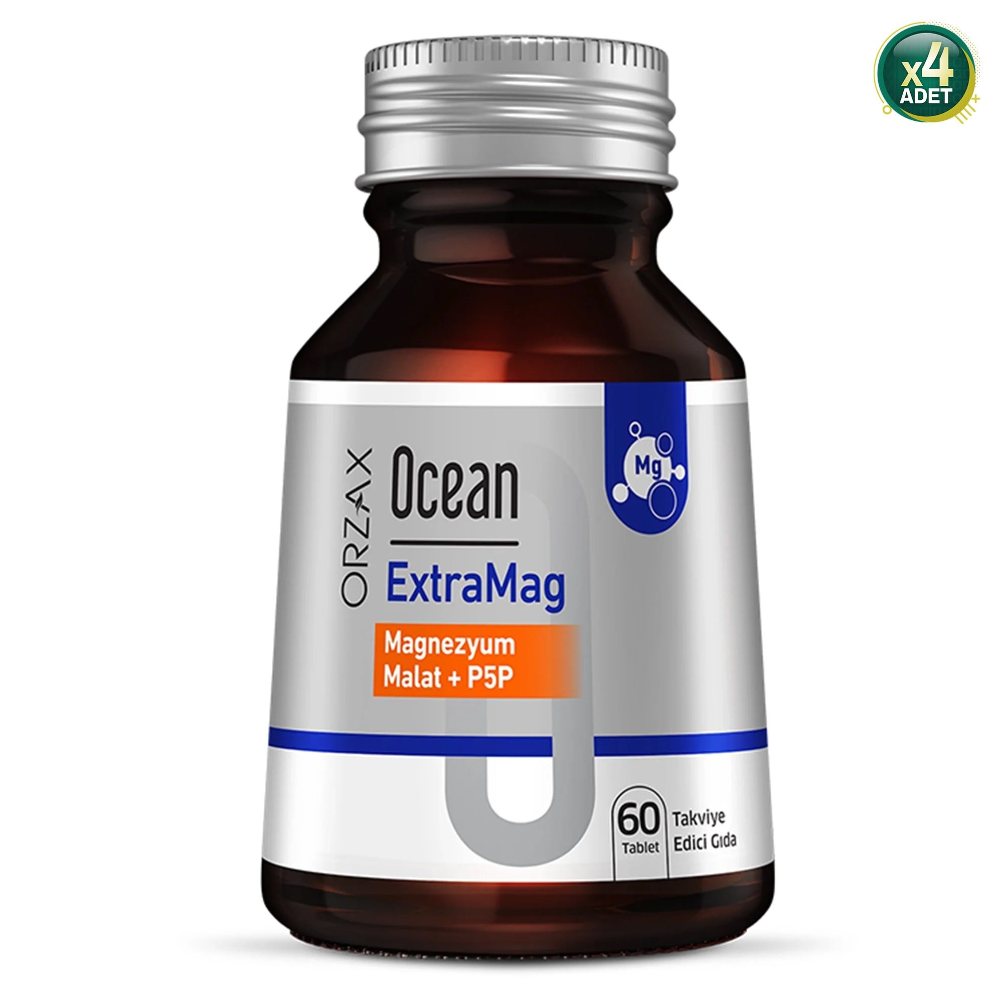Ocean Extramag Magnezyum Malat 60 Tablet 4 Adet