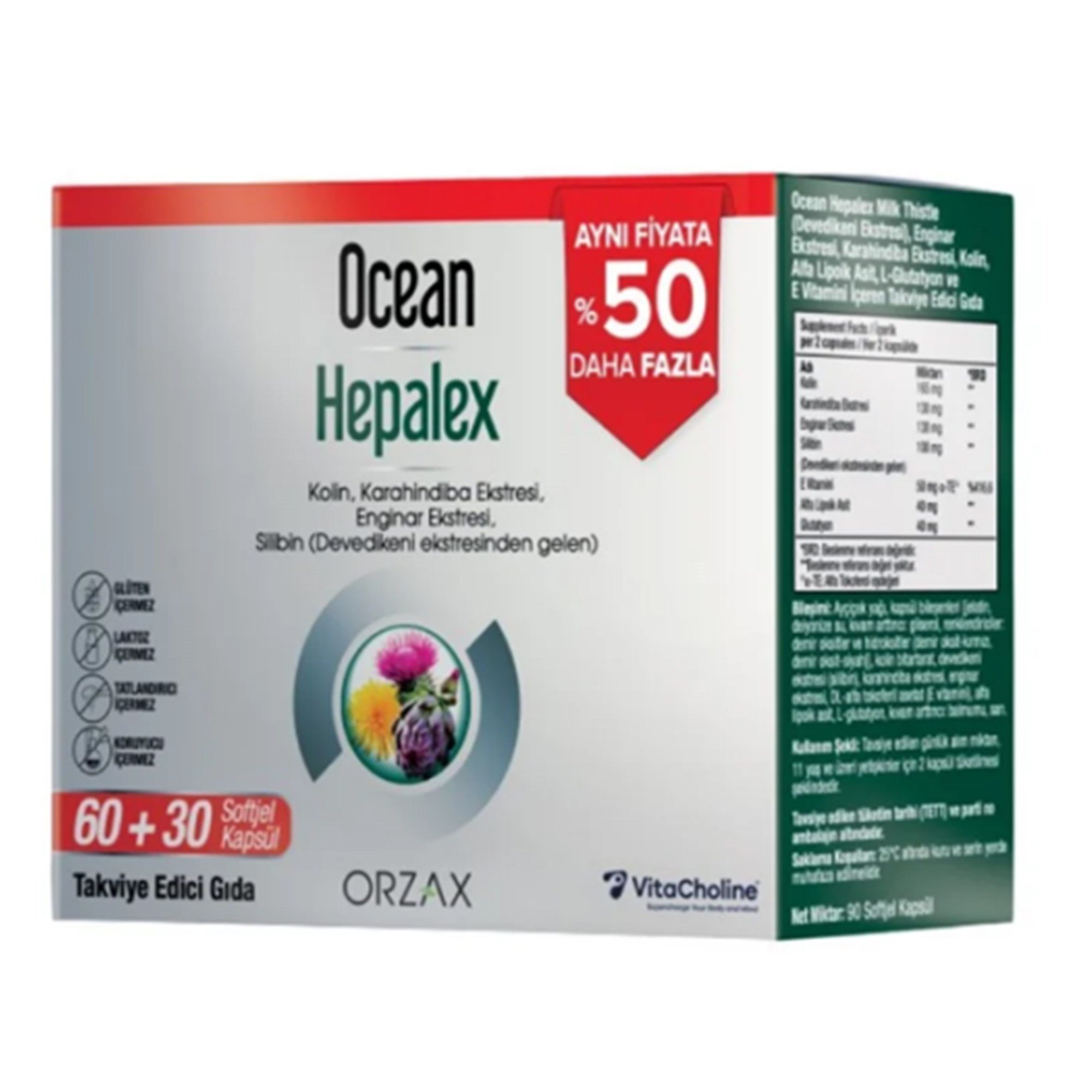Ocean Hepalex 90 Kapsül