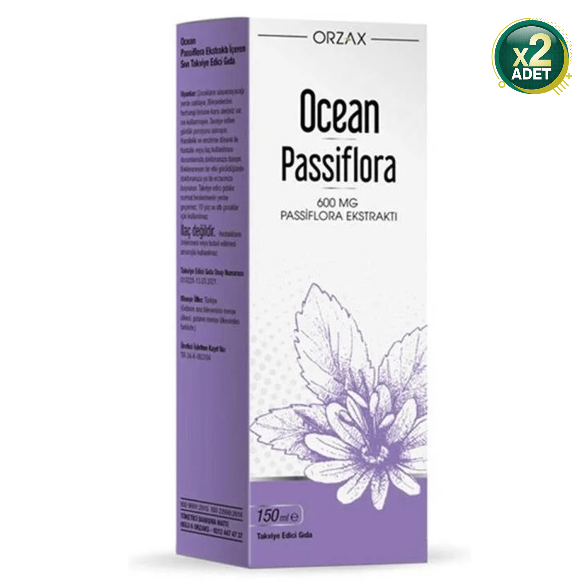 Ocean Passiflora Şurup 150 ml 2'li