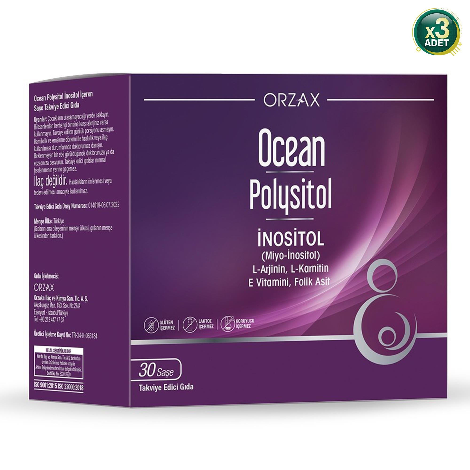 Ocean Polysitol 30 Saşe 3'lü