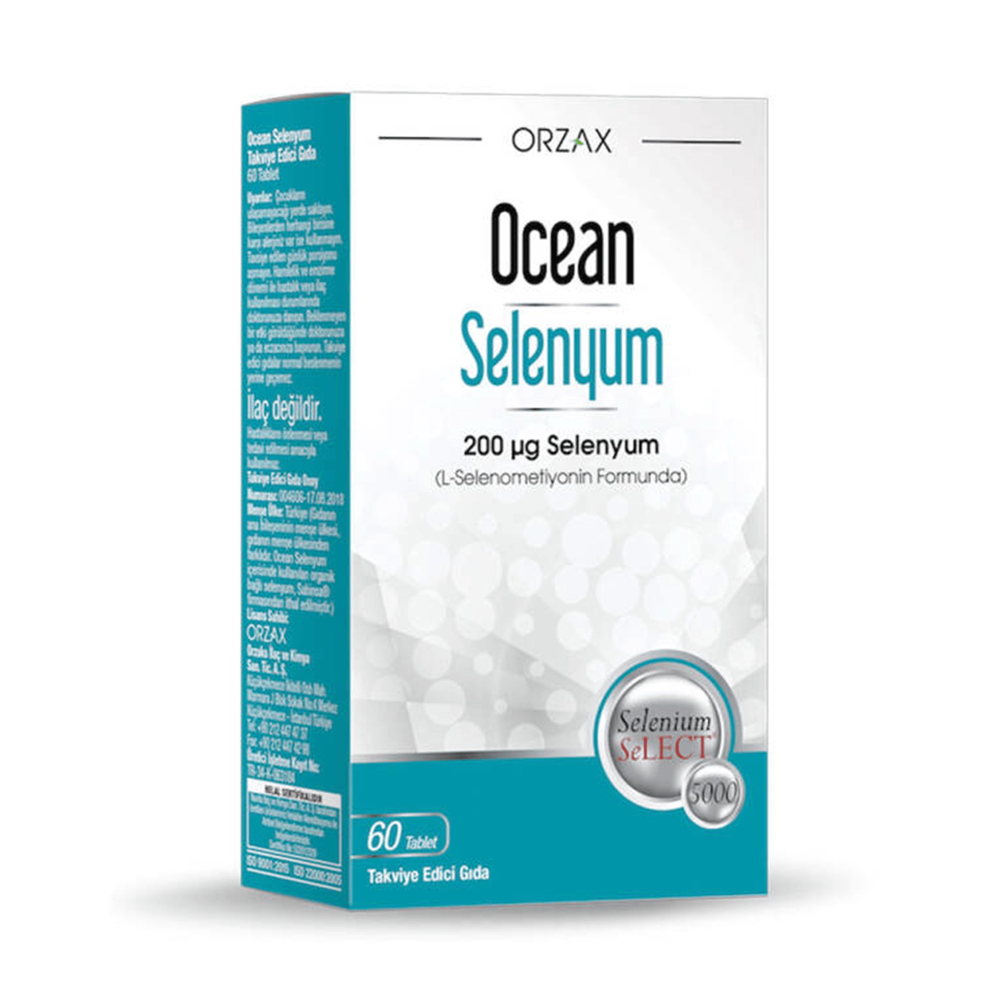 Ocean Selenyum 200 mcg 60 Tablet