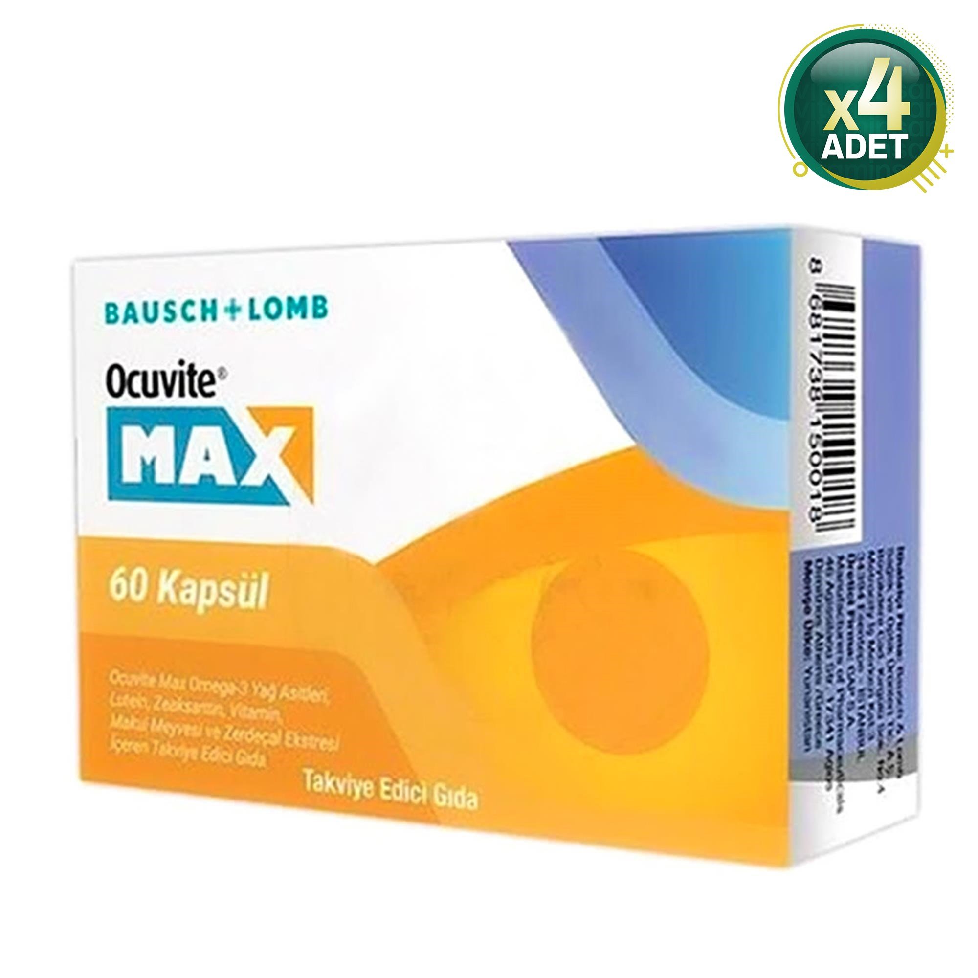 Ocuvite Max 60 Kapsül 4 Adet